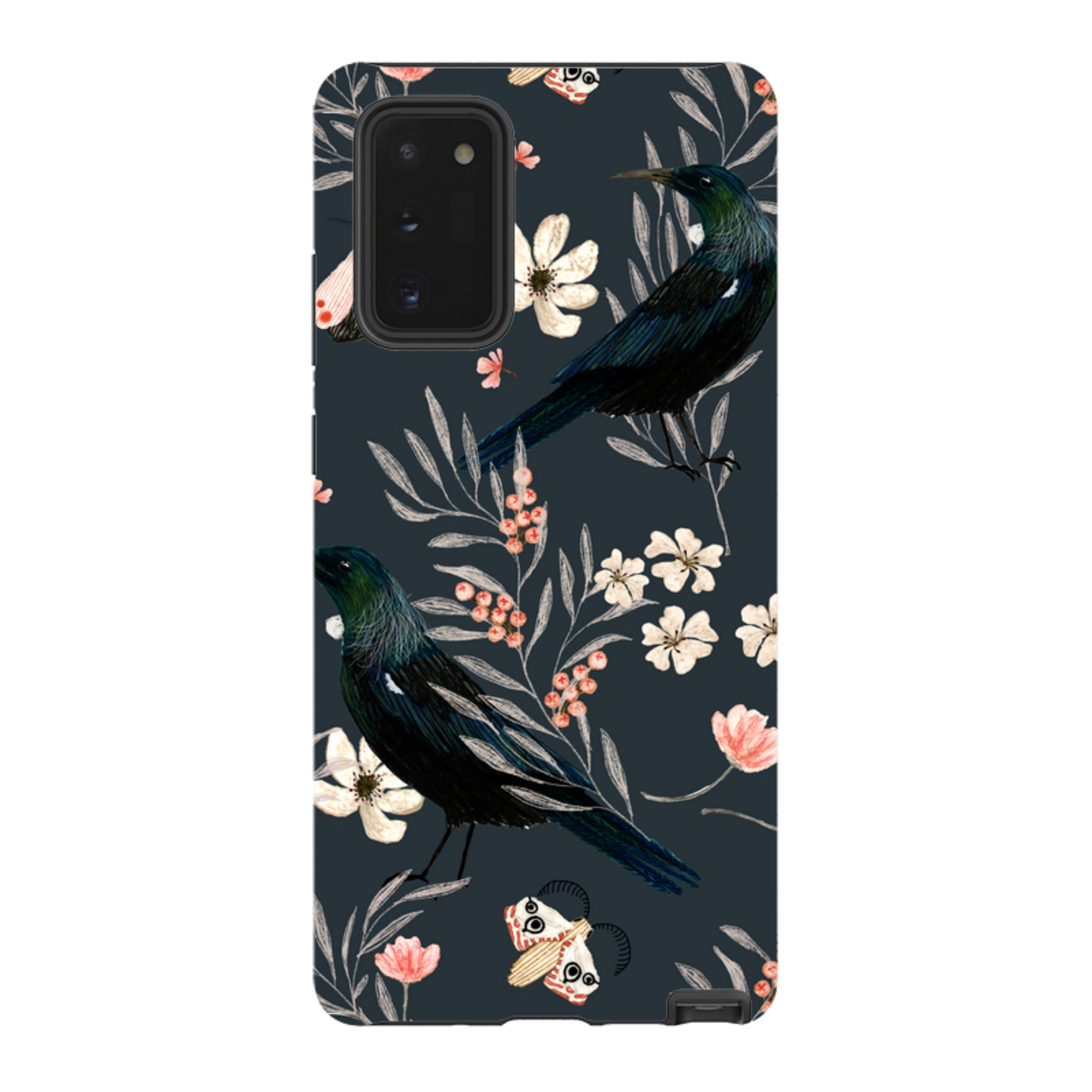 Samsung Tough Case - Moths And Tuis By Katherine Quinn