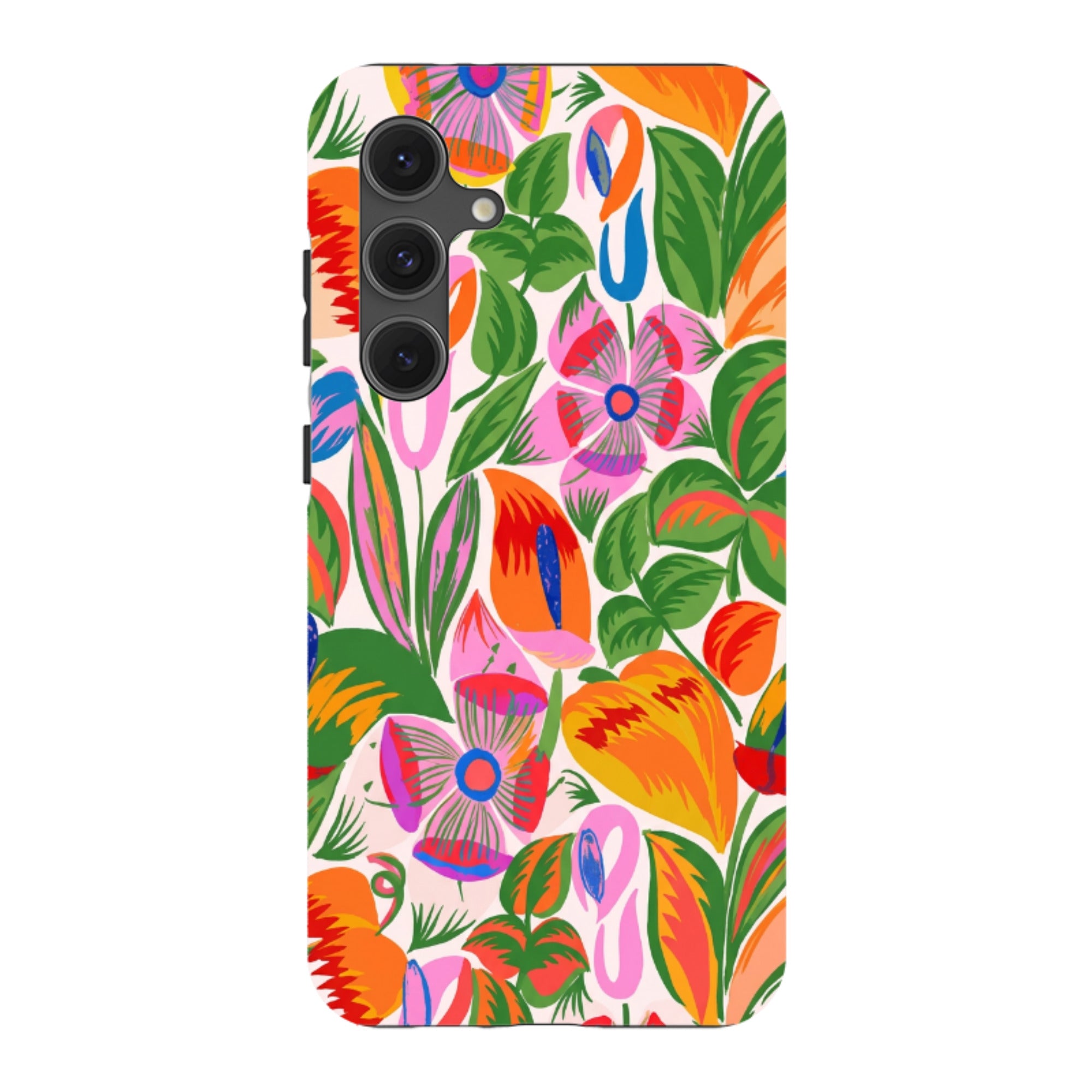Samsung Tough Case - Vintage Tropical Floral