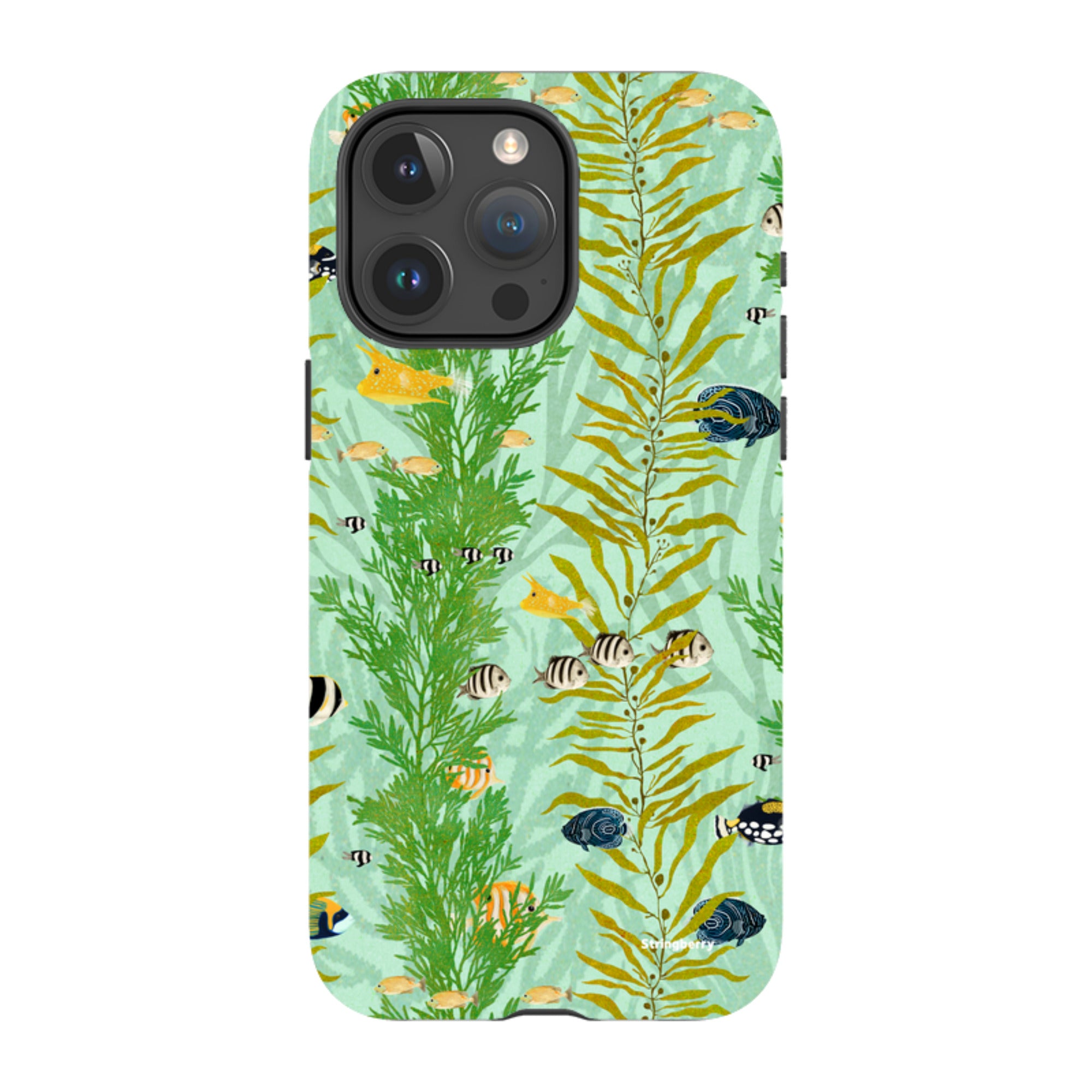 iPhone MagSafe Tough Case - Reef Stripe By Katherine Quinn