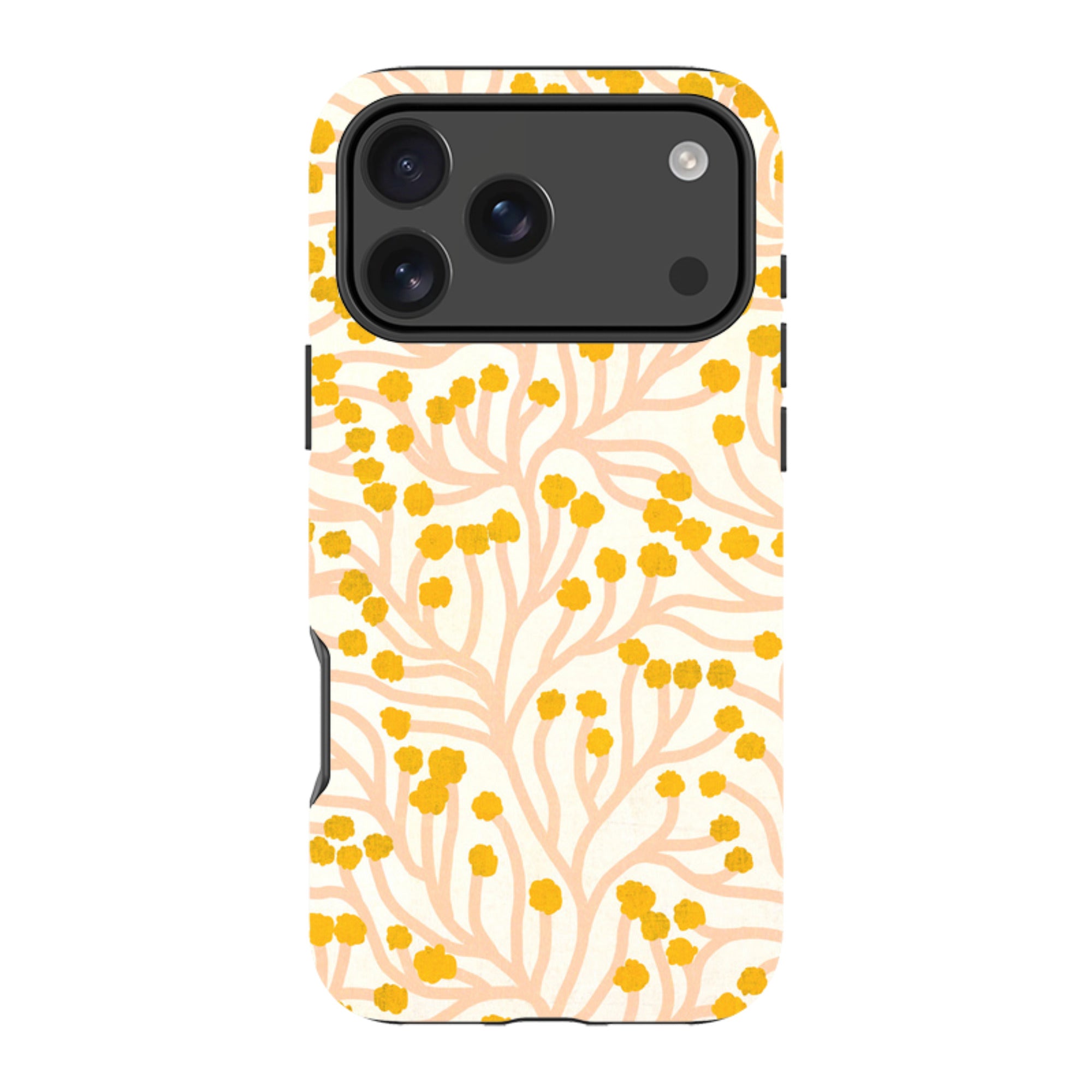 iPhone Tough Case - Vine Pink And Ochre By Katherine Quinn