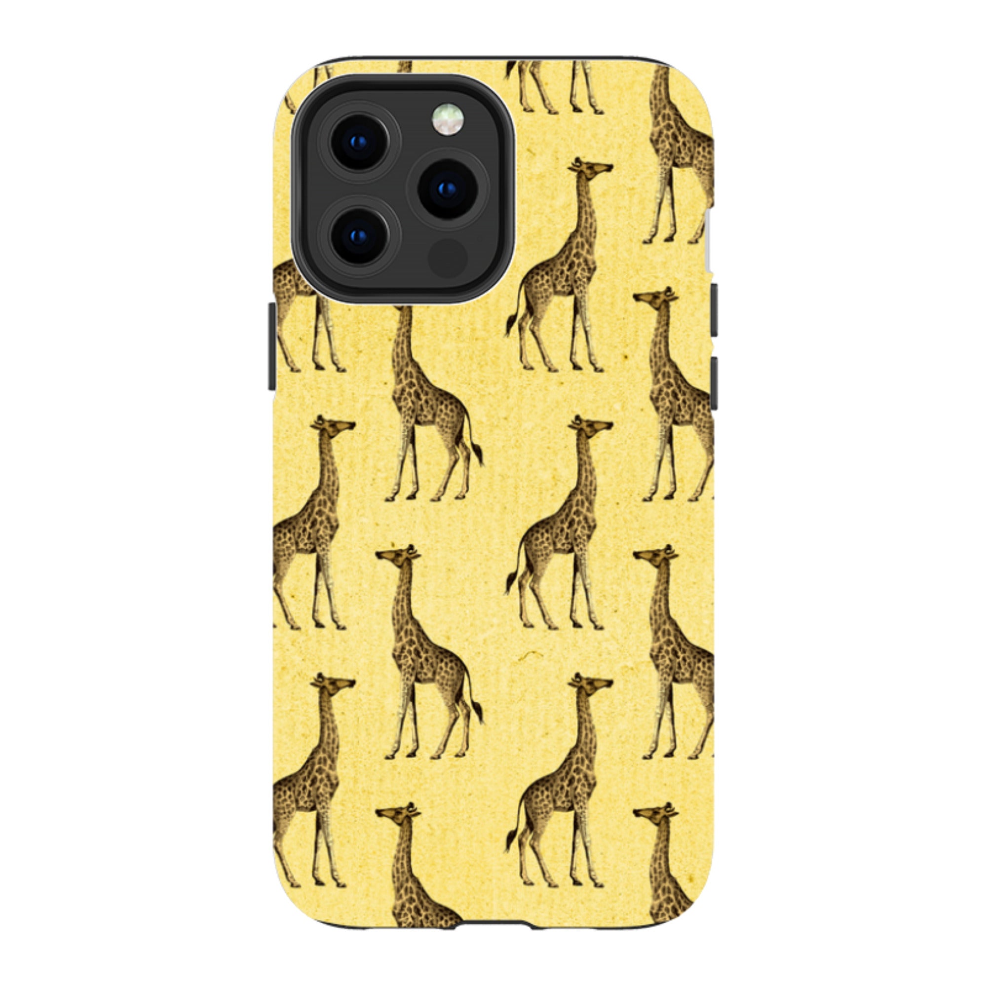 iPhone Tough Case - Yellow Giraffe