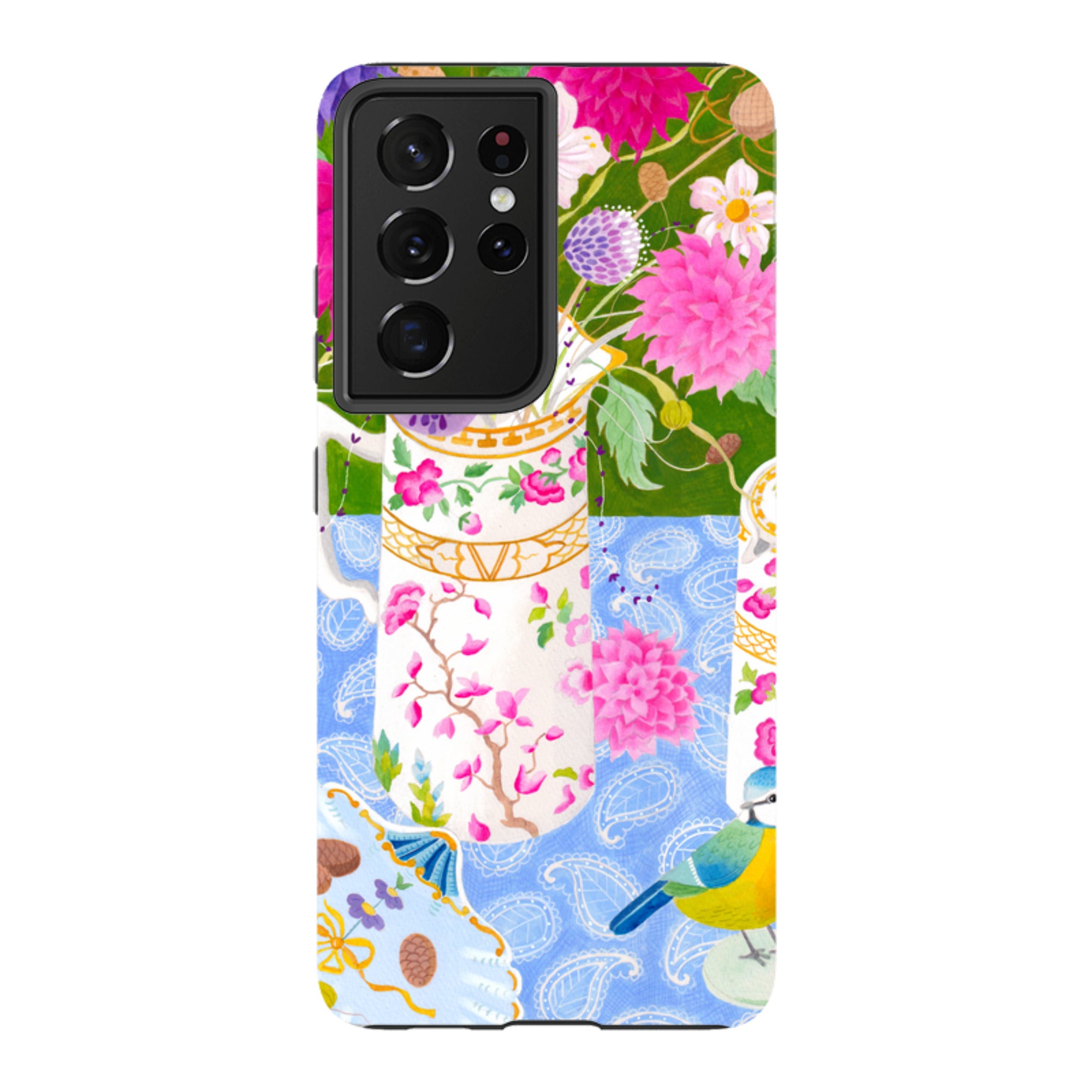 Samsung Tough Case - Dahlias By Bex Parkin