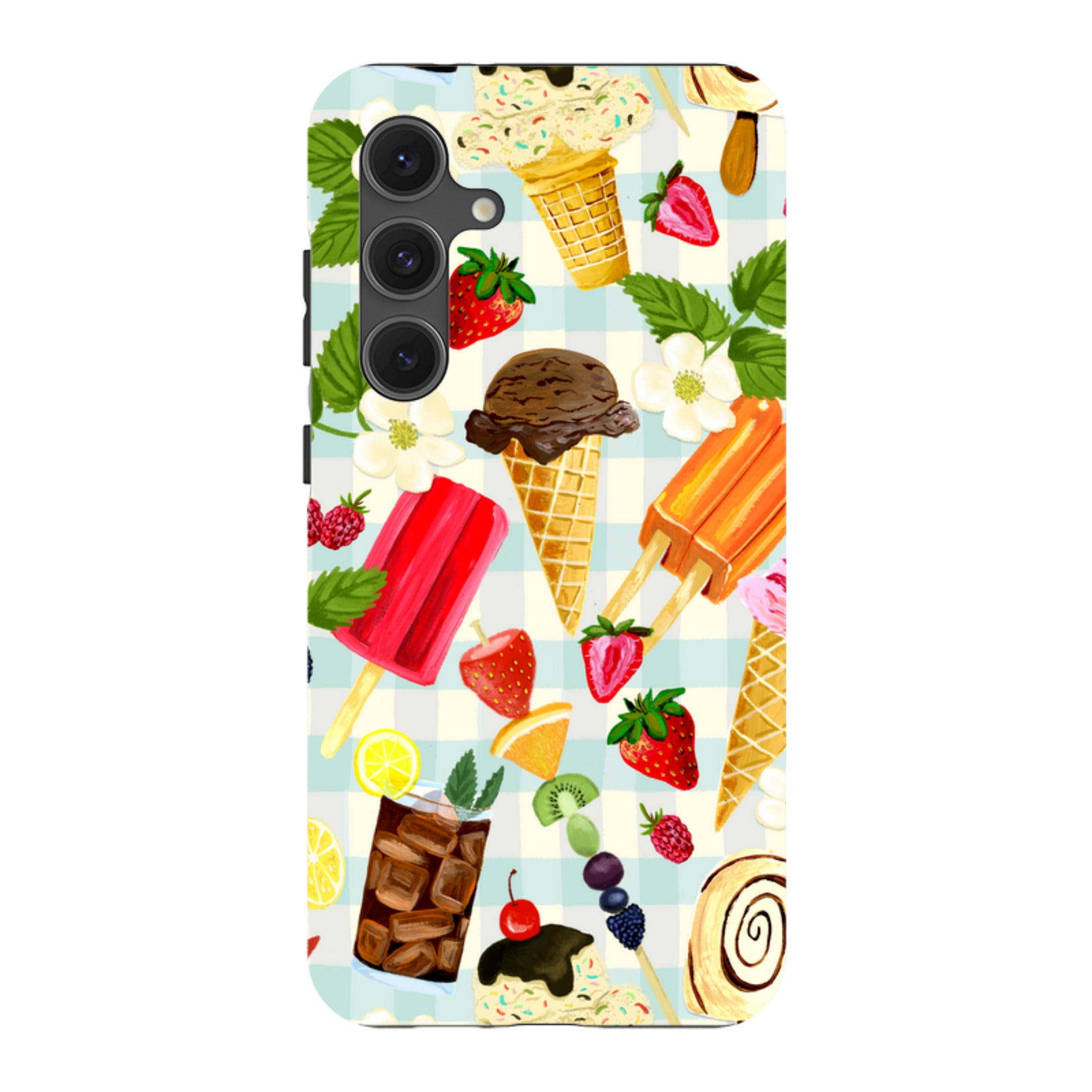 Samsung Tough Case - Ice Floral By Abby Jacobs