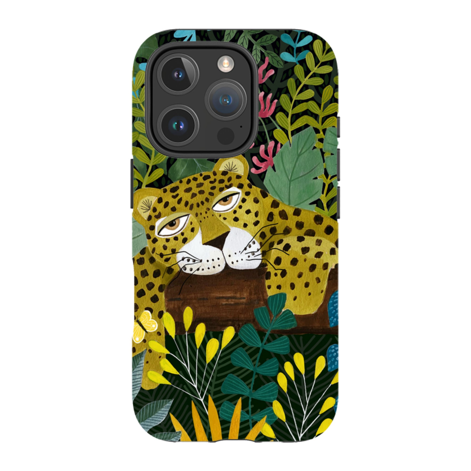 iPhone MagSafe Tough Case - Sleepy Leopard By Bex Parkin