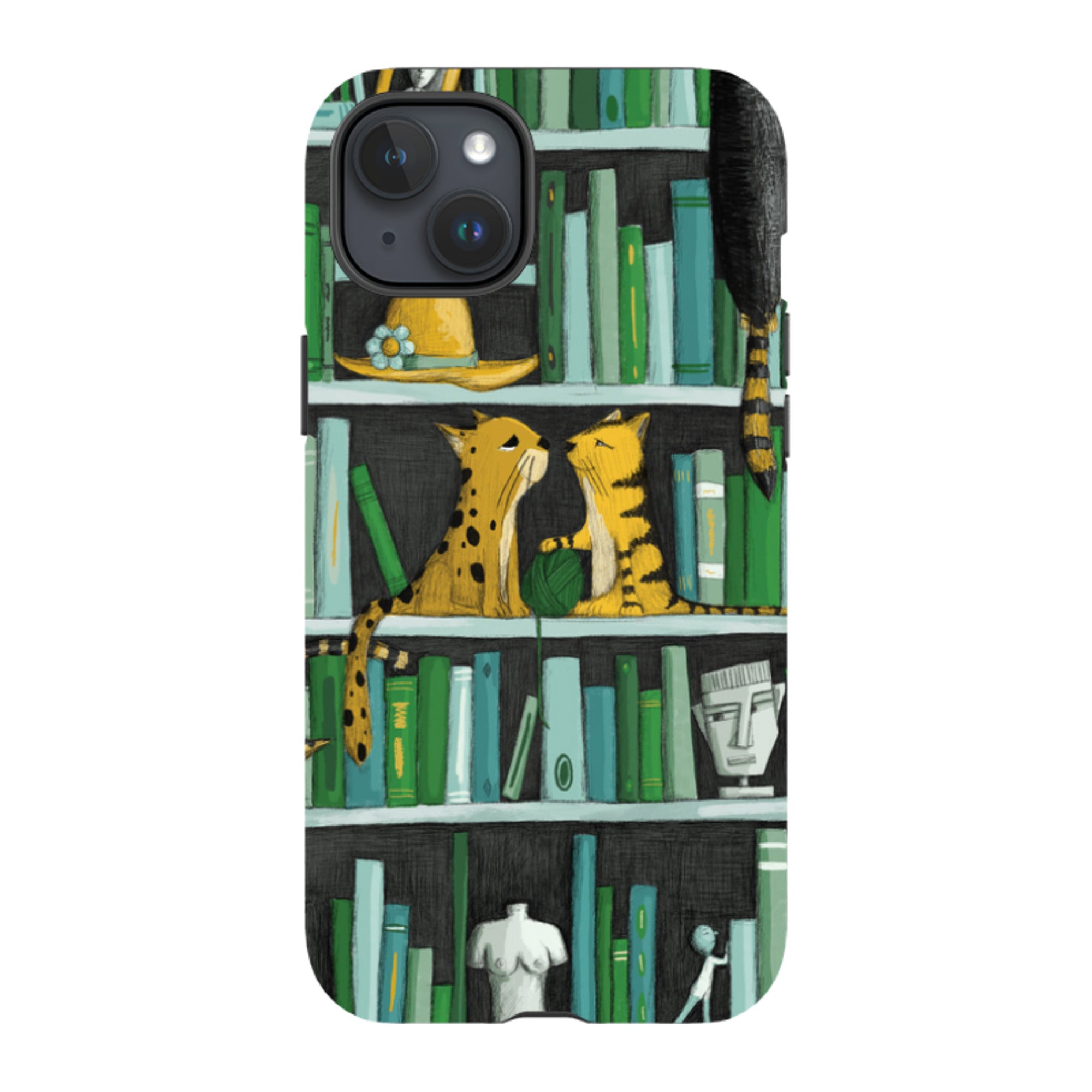 iPhone Tough Case - Library Friends By Maja Lindberg