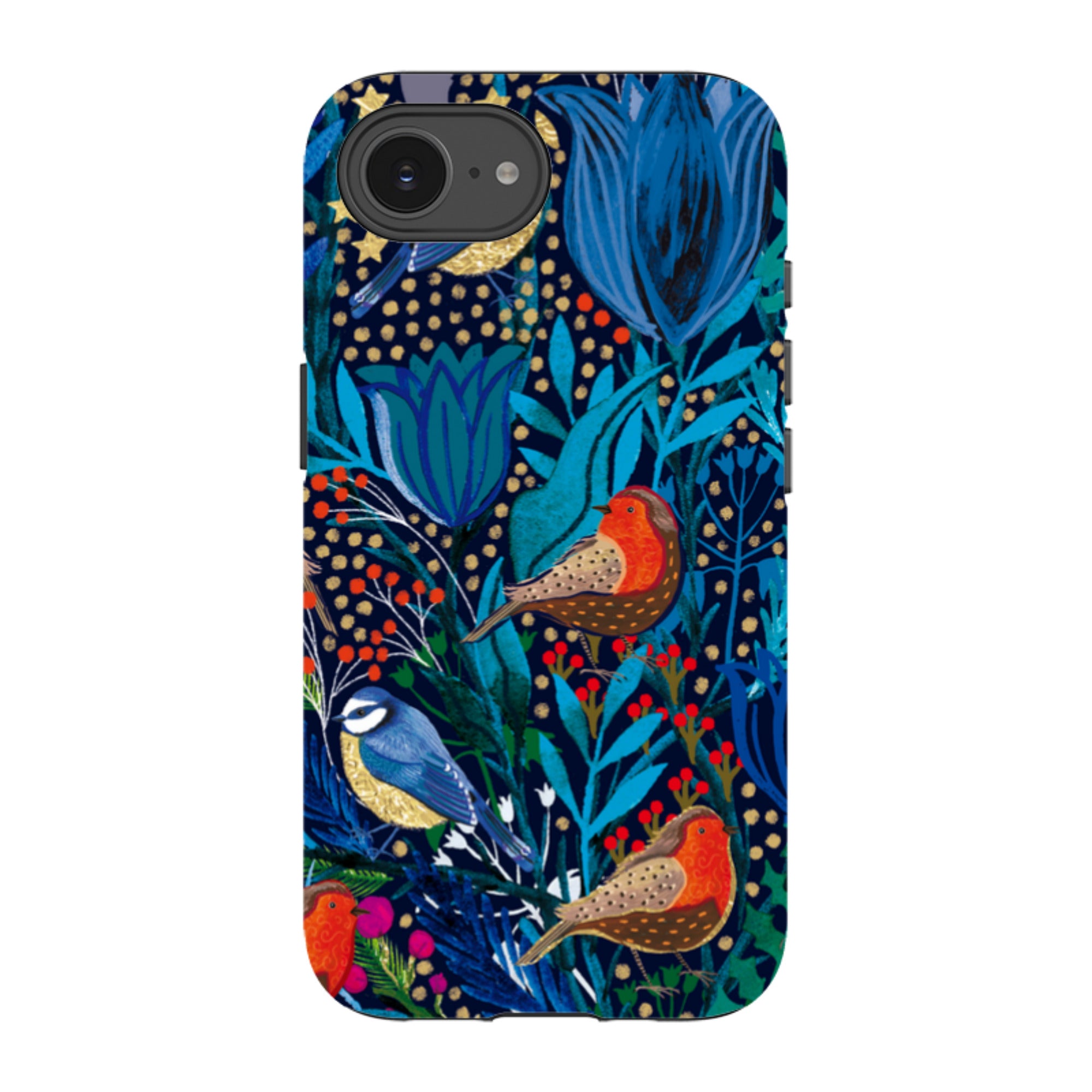 iPhone Tough Case - Xmas Robin IV By Emma Frances Grant