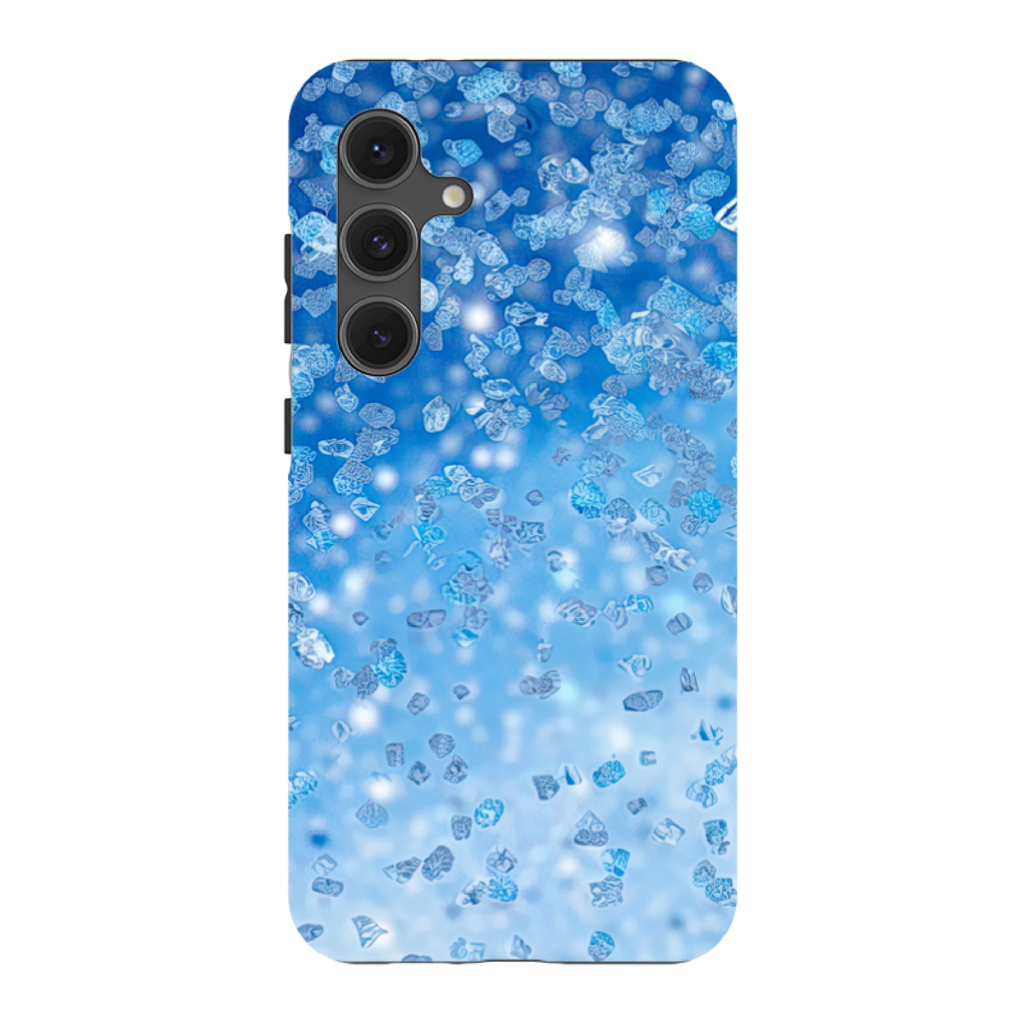 Samsung Tough Case - Blue Glitter (Case Does Not Glitter)