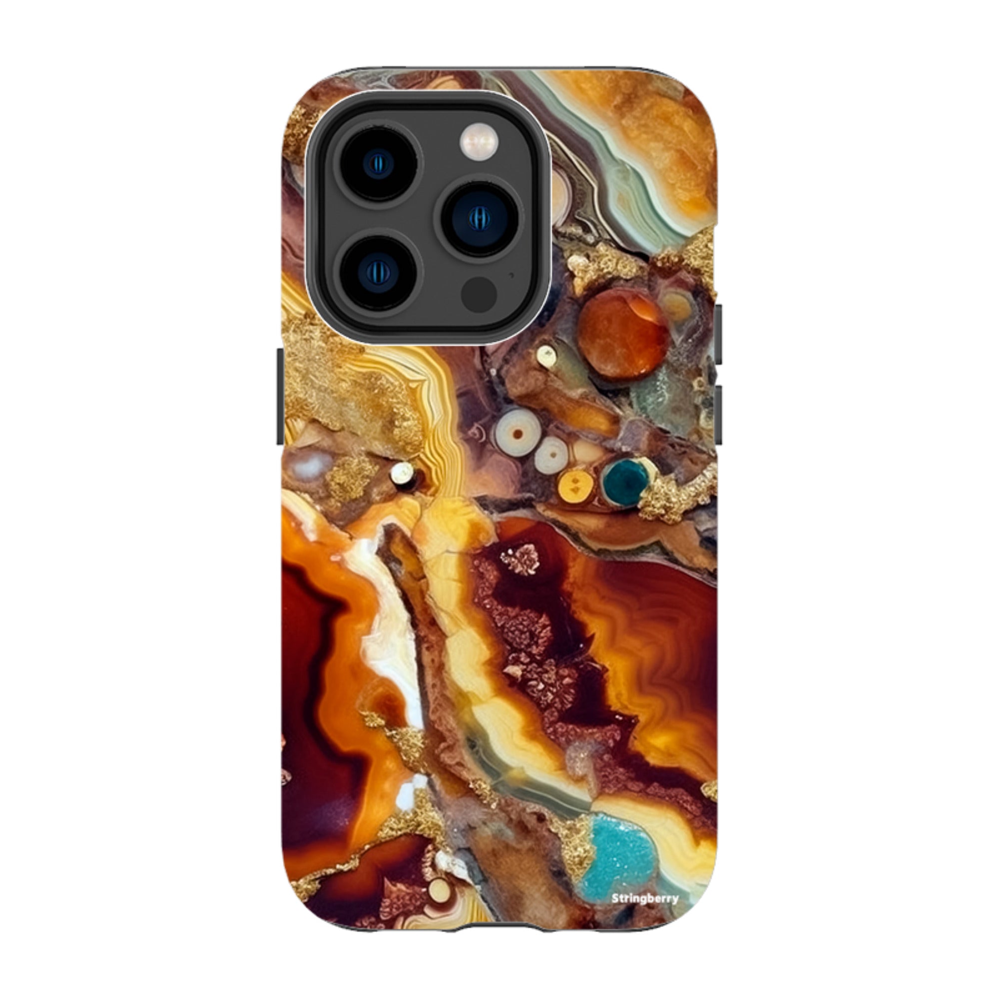iPhone MagSafe Tough Case - Spanish Gold