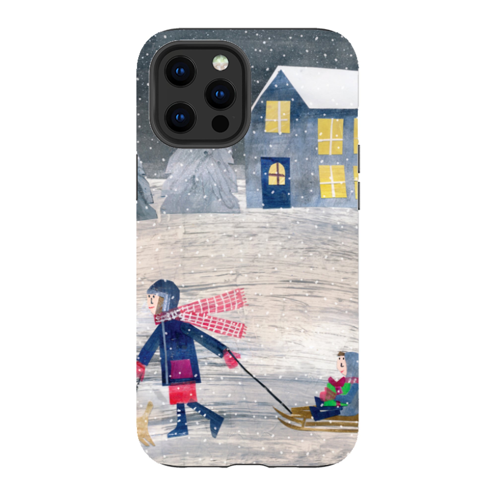 iPhone Tough Case - Sledging By Tracey English