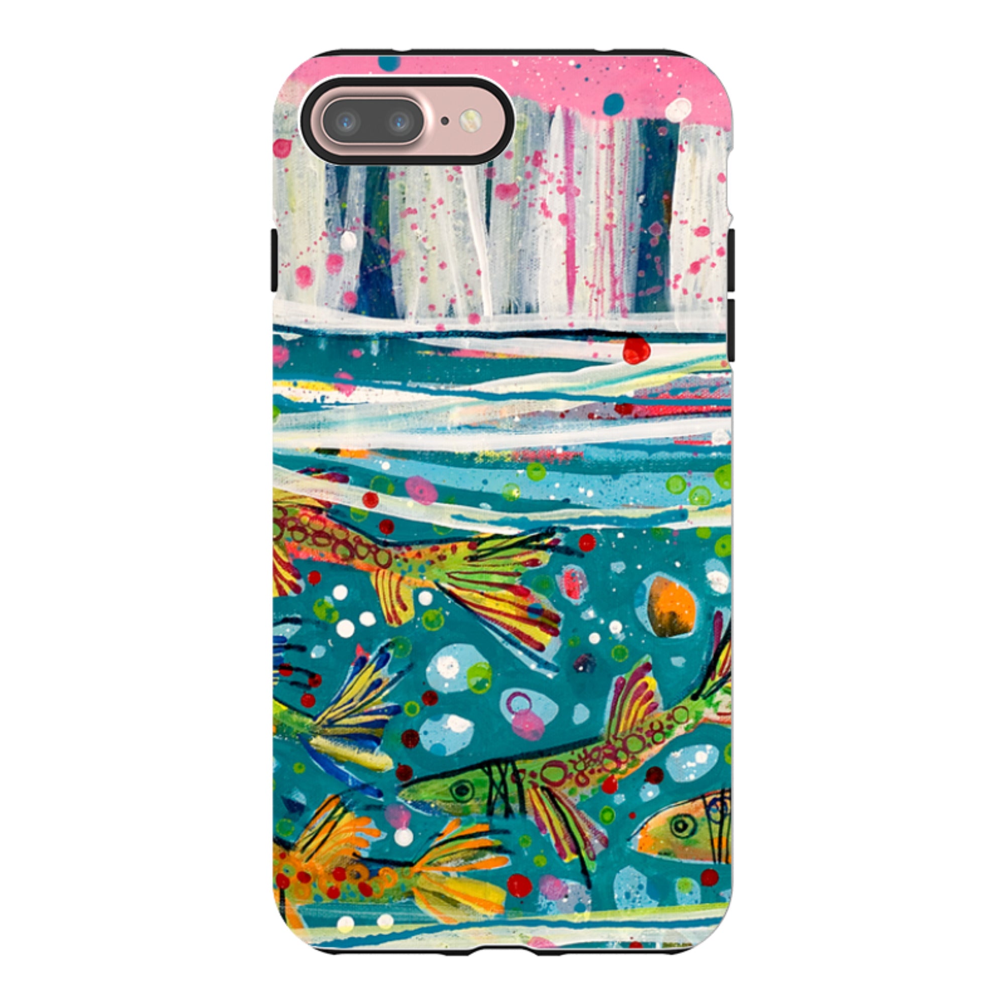 iPhone Tough Case - Something Fishy By Claire West
