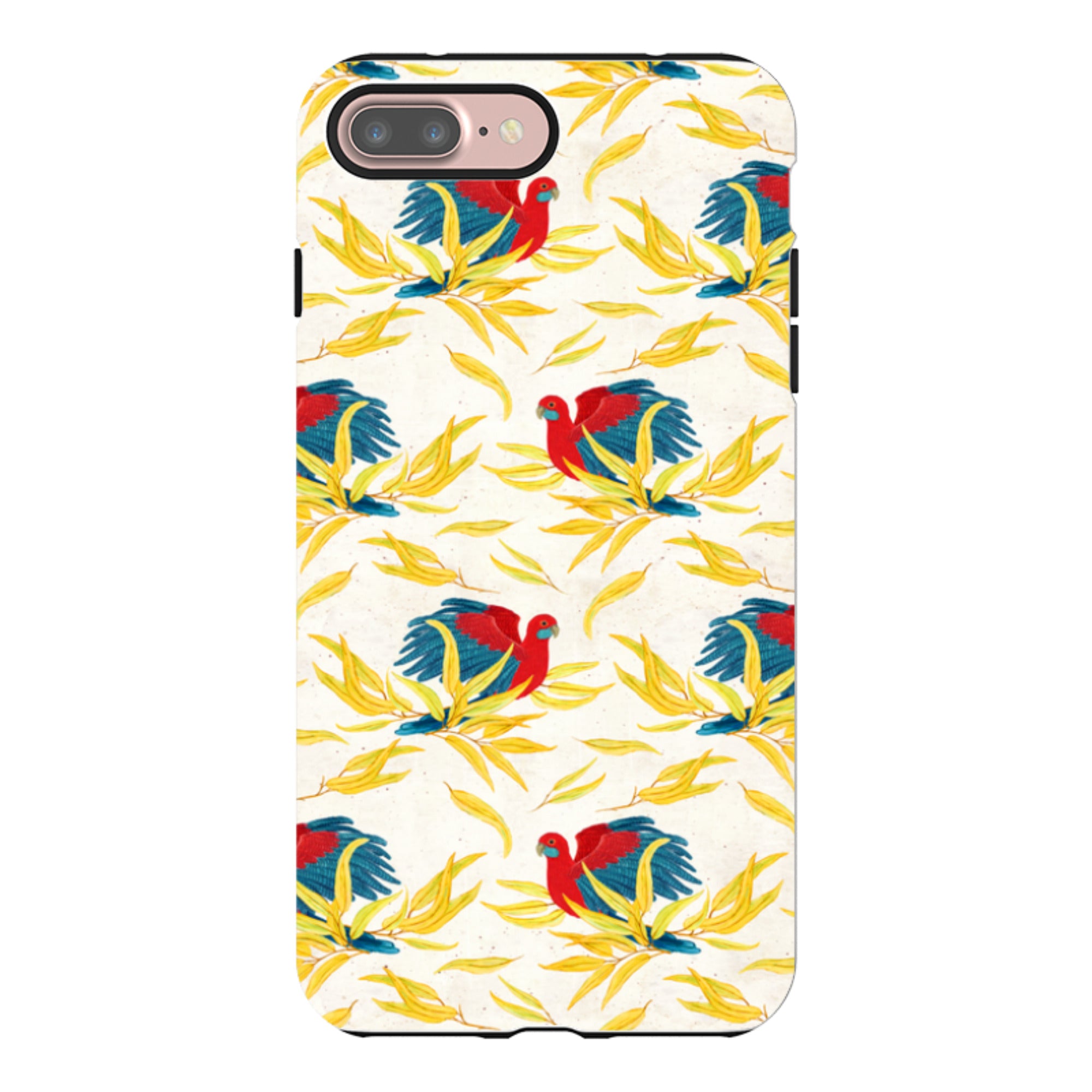 iPhone Tough Case - Crimson Rosella By Katherine Quinn