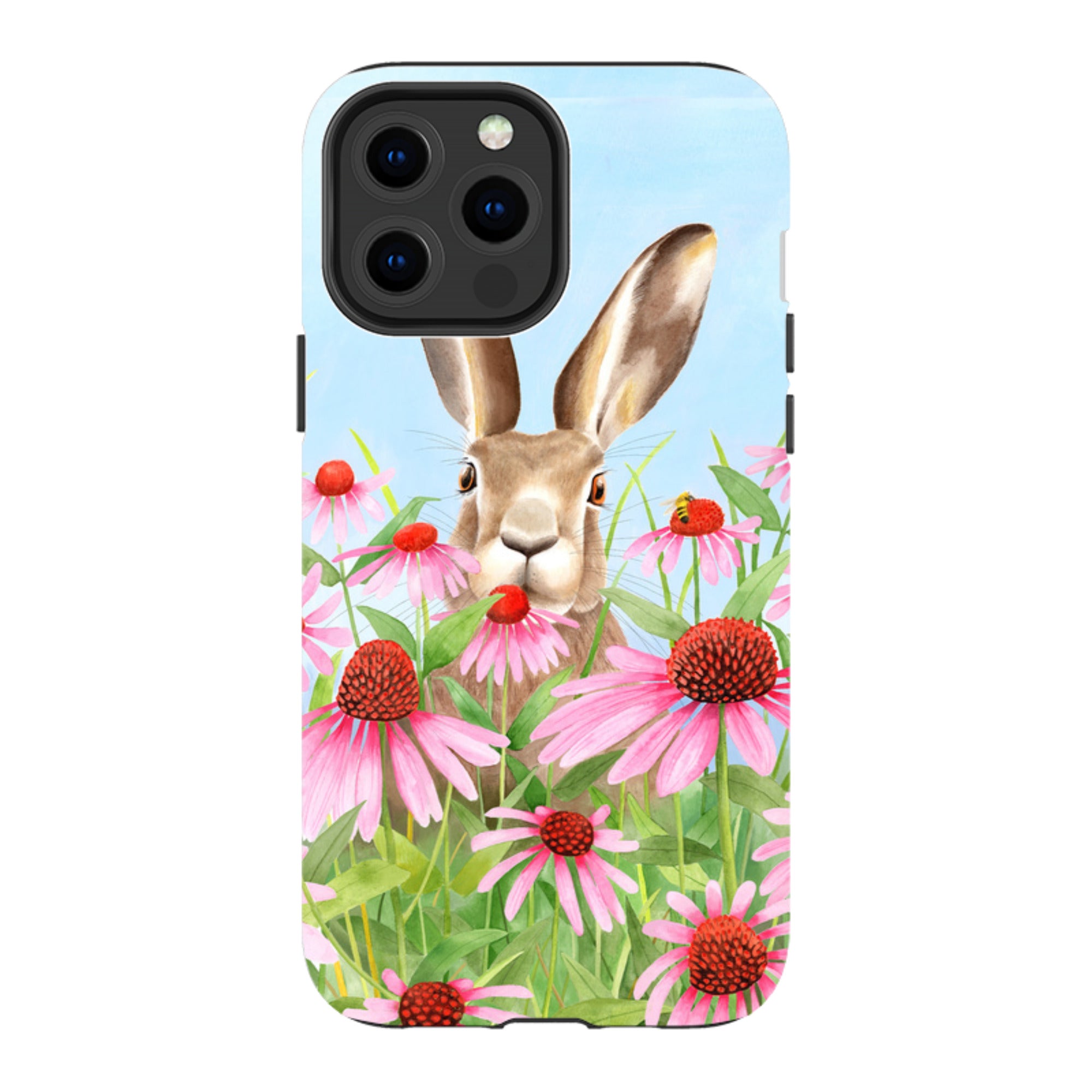 iPhone Tough Case - Summer Hare By Bex Parkin