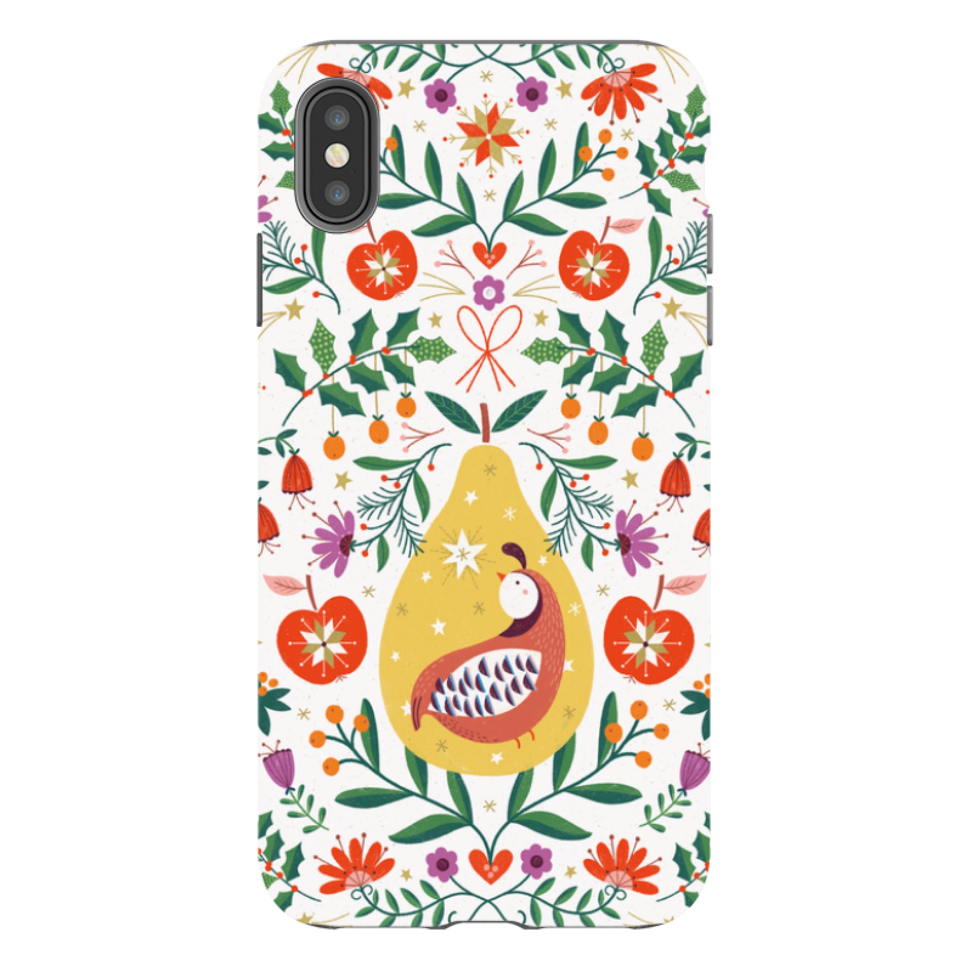 iPhone Tough Case - Festive Fruits By Ali Brookes