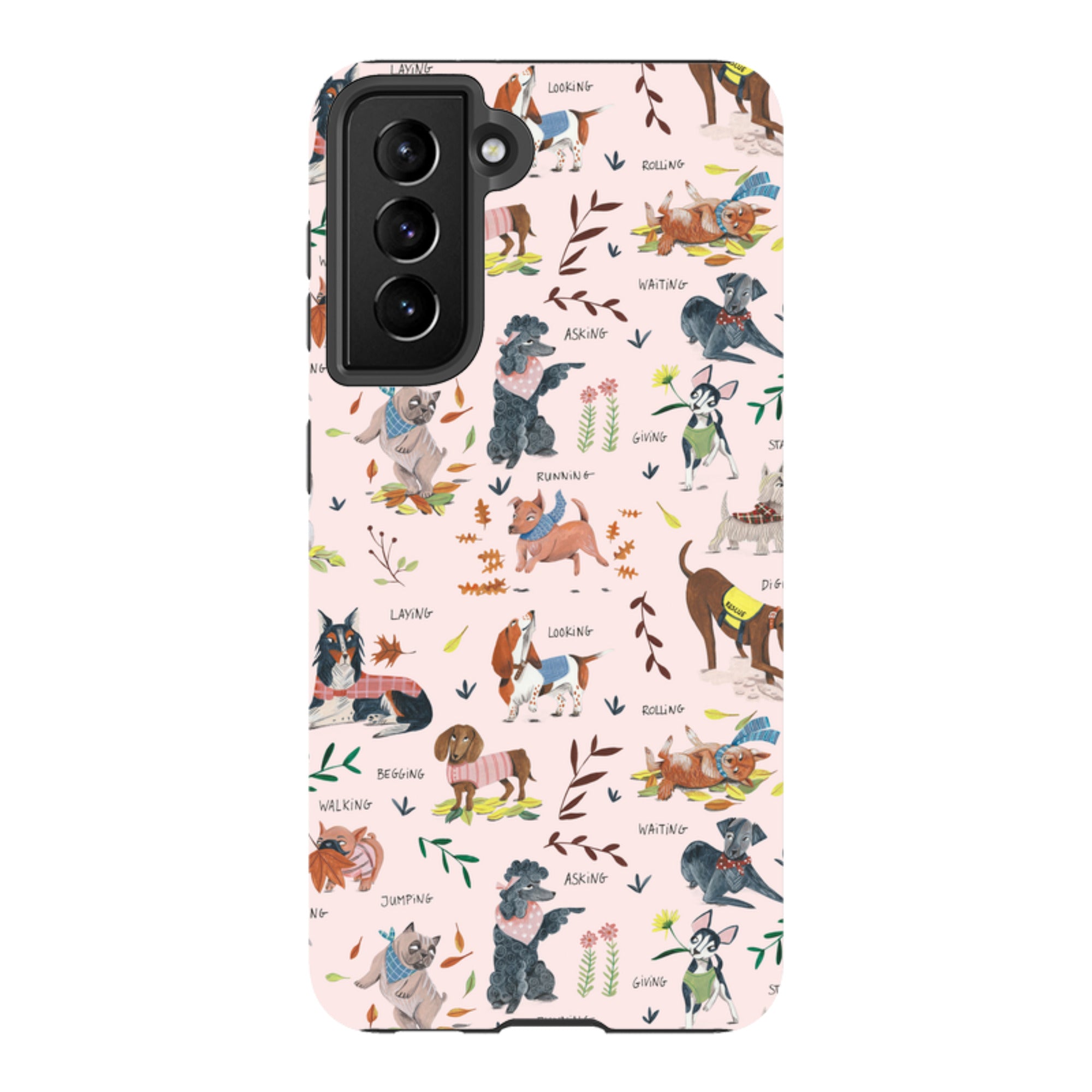 Samsung Tough Case - Dog Pattern By Caroline Bonne Muller