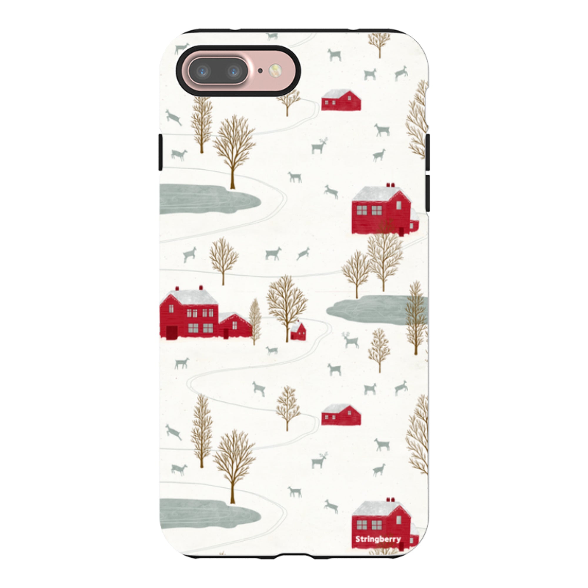 iPhone Tough Case - Winter Landscape II By Katherine Quinn