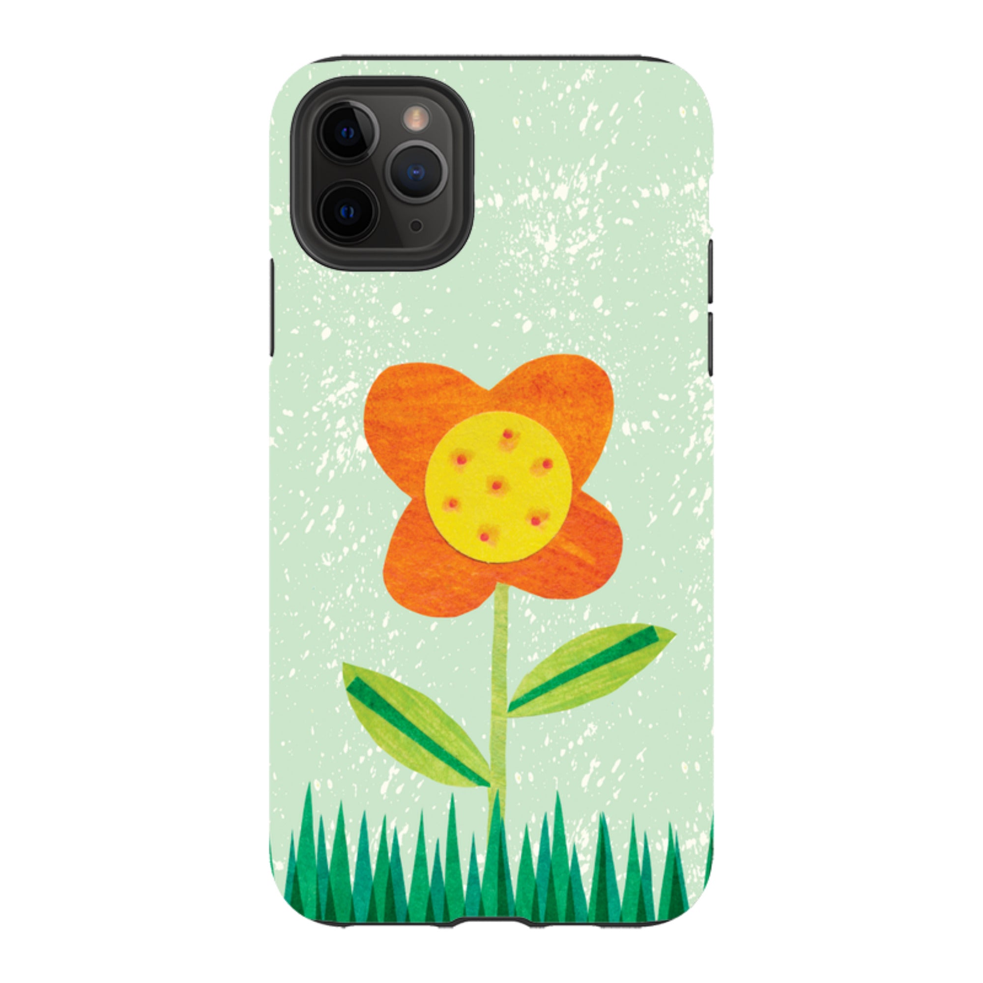 iPhone Tough Case - Orange Flower By Tracey English