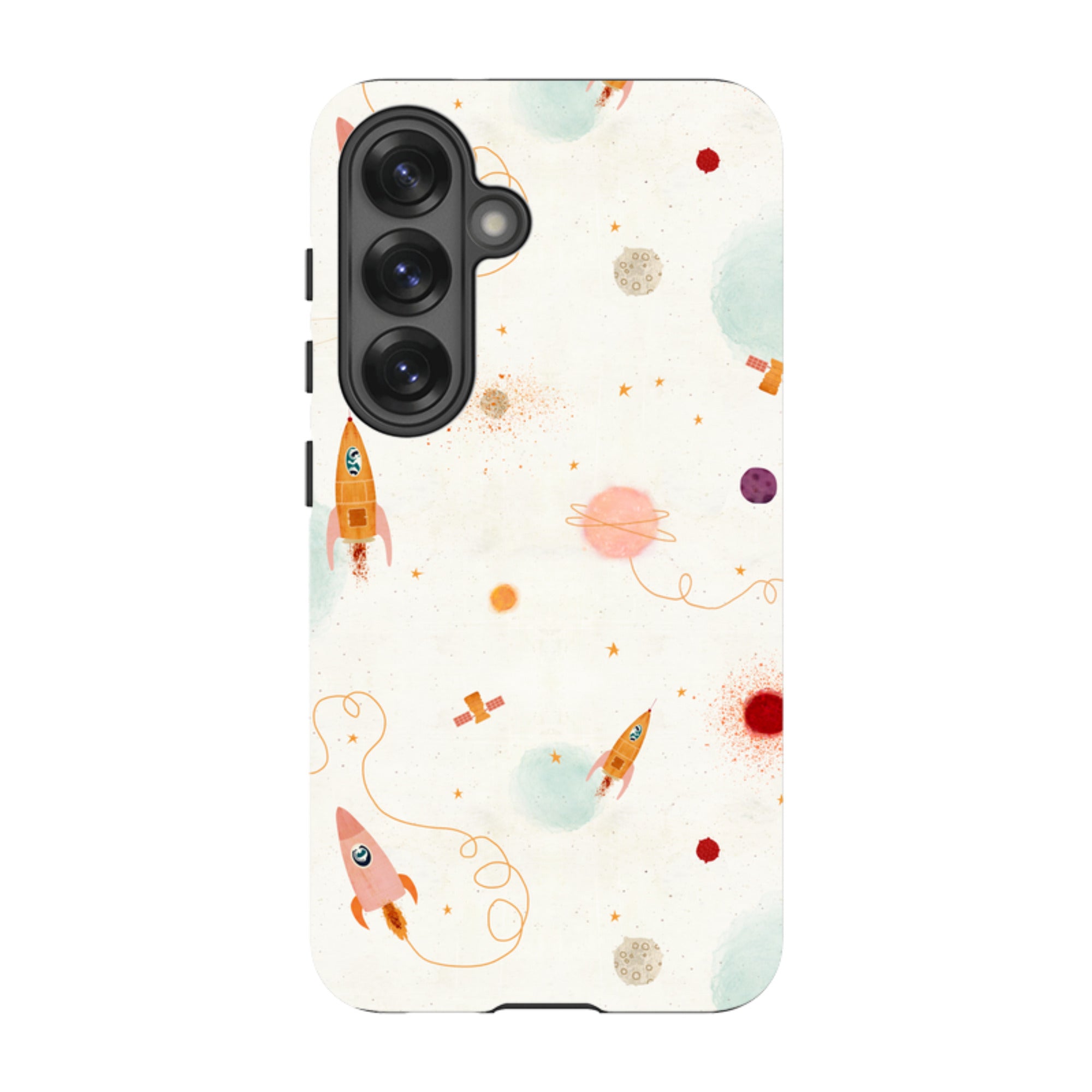 Samsung Tough Case - Rockets Cream By Katherine Quinn