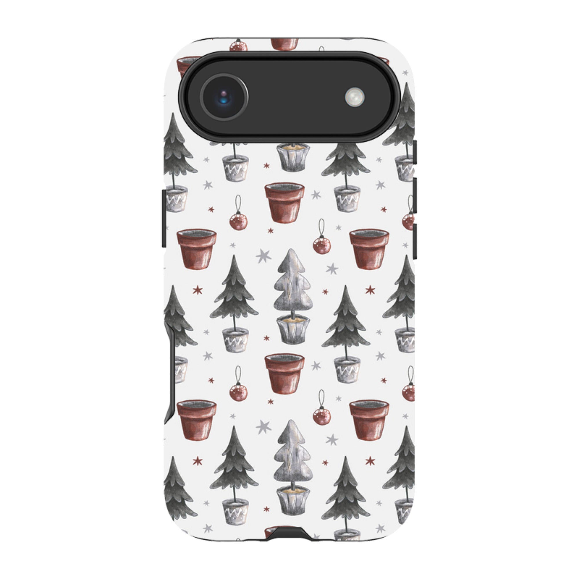 iPhone MagSafe Tough Case - Xmas Tree Pattern