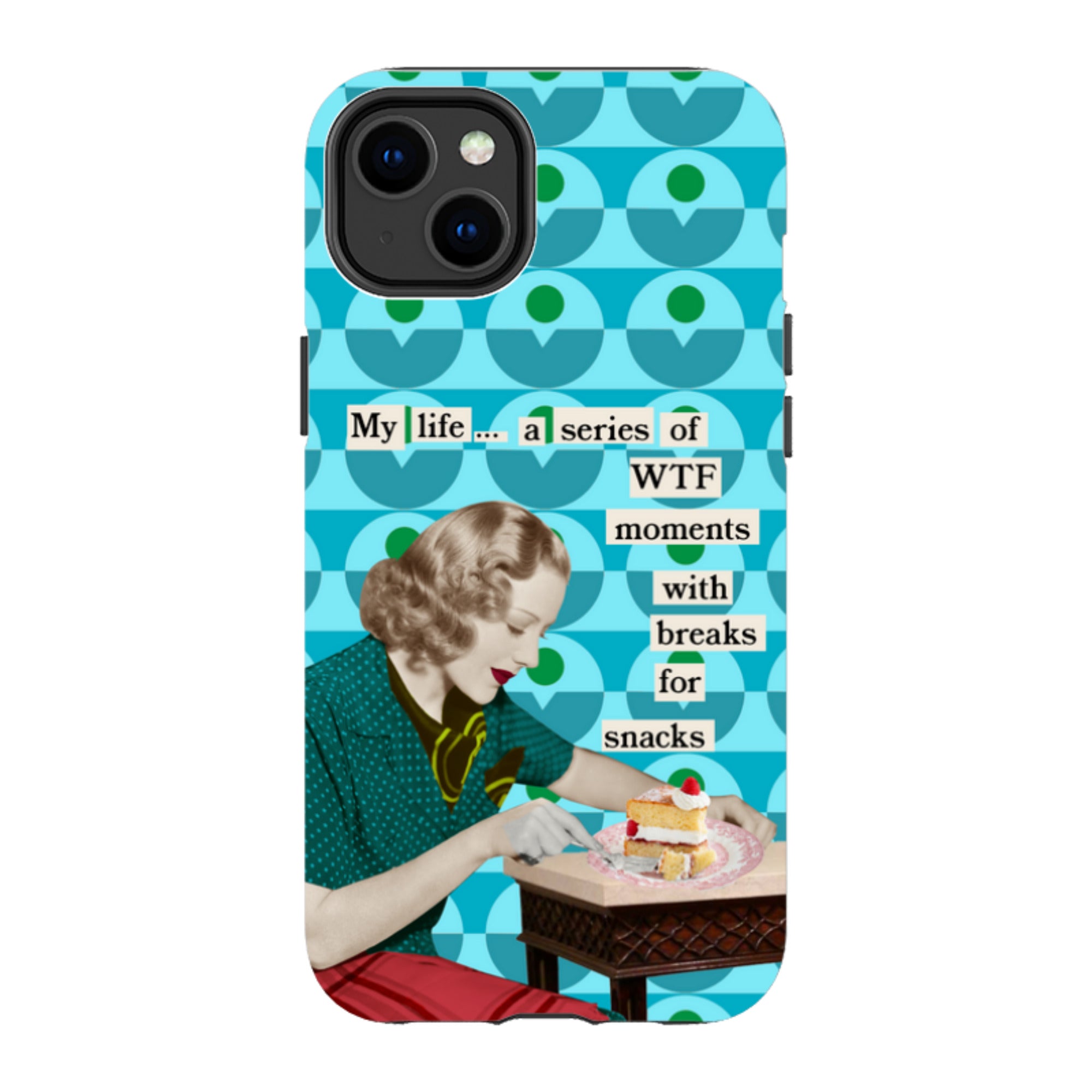 iPhone Tough Case - WTF By Clare Jordan