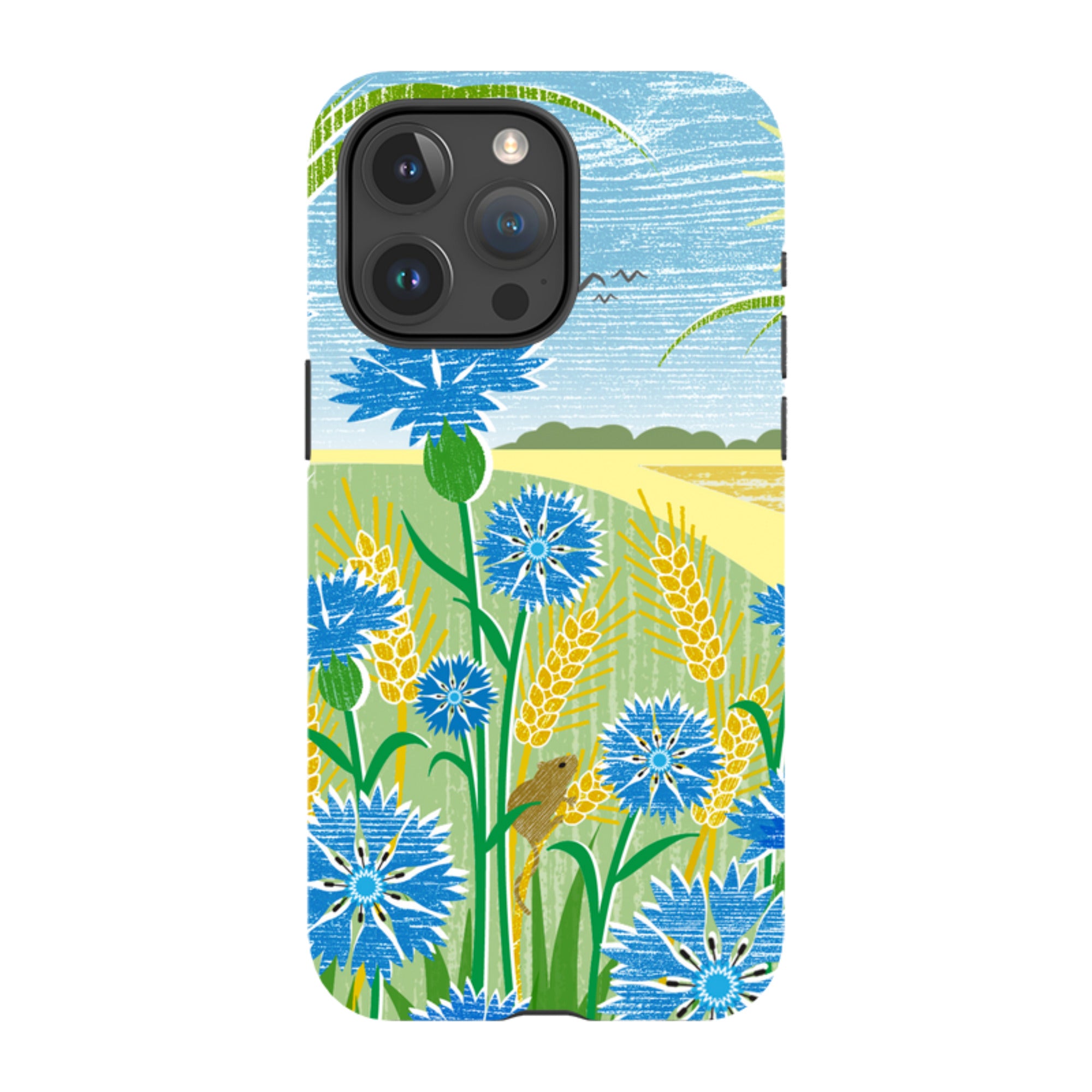 iPhone Tough Case - Cornflowers By Liane Payne