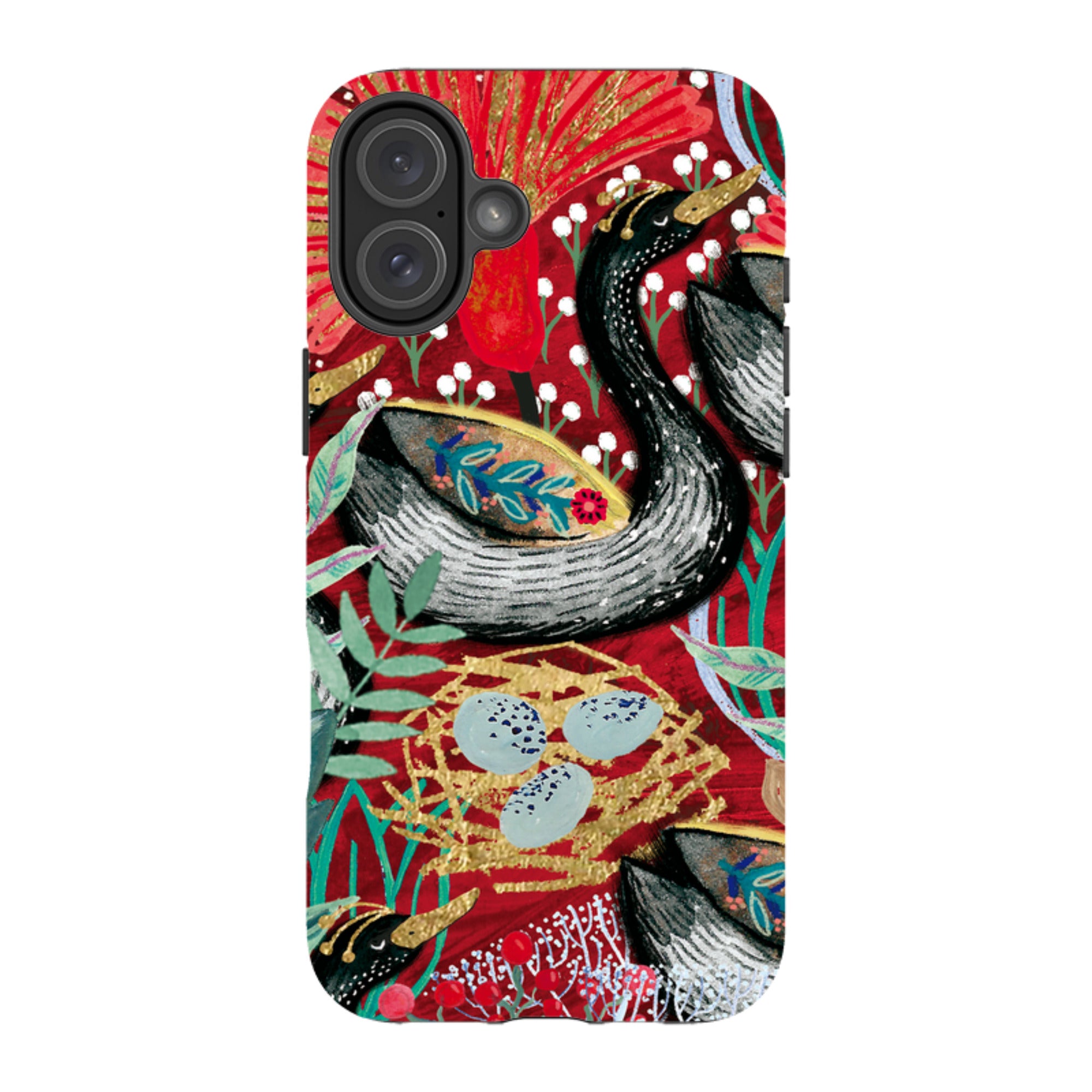 iPhone Tough Case - Eight Geese A Laying By Emma Frances Grant