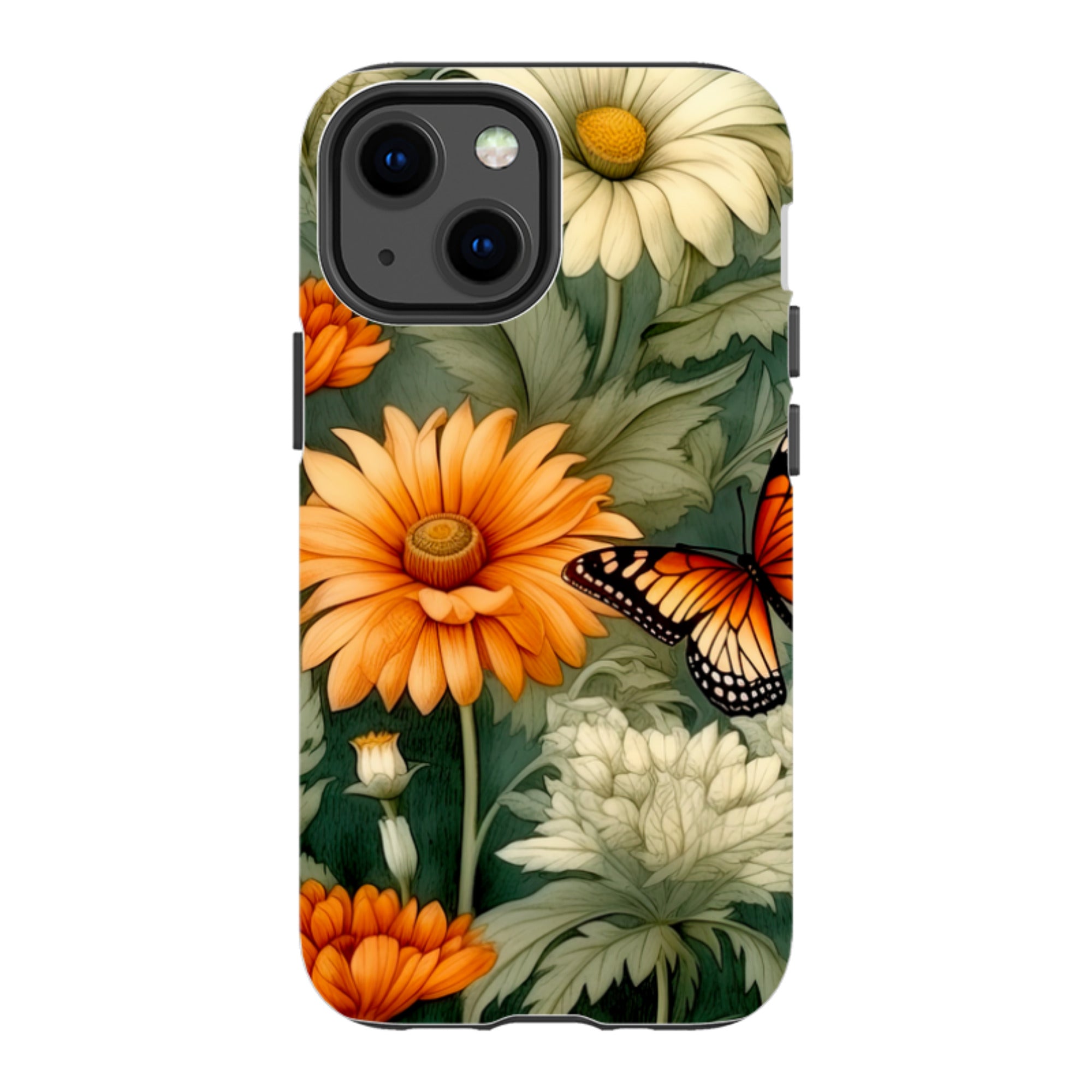 iPhone Case - Butterfly Daisies IV