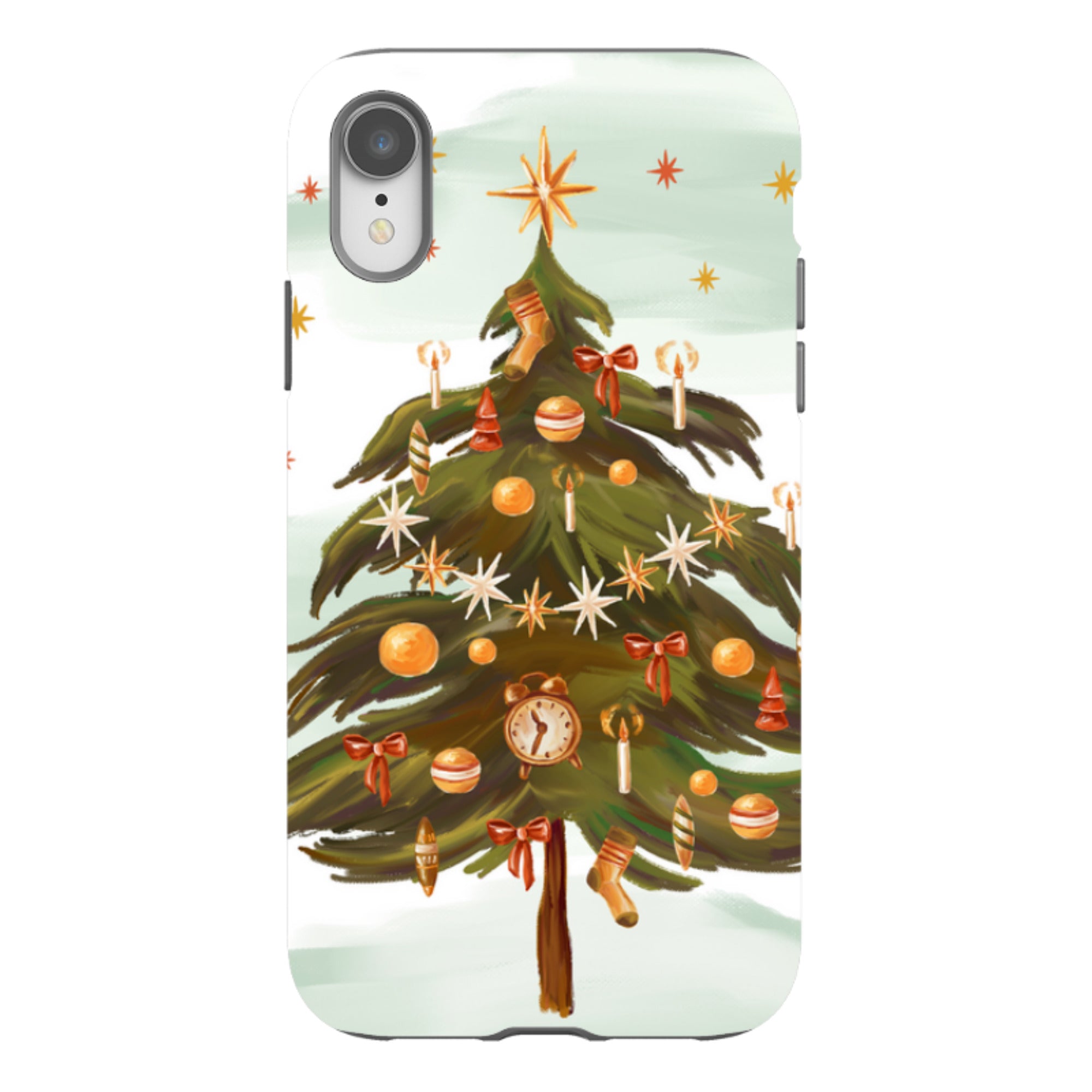 iPhone Tough Case - Outdoor Xmas Tree