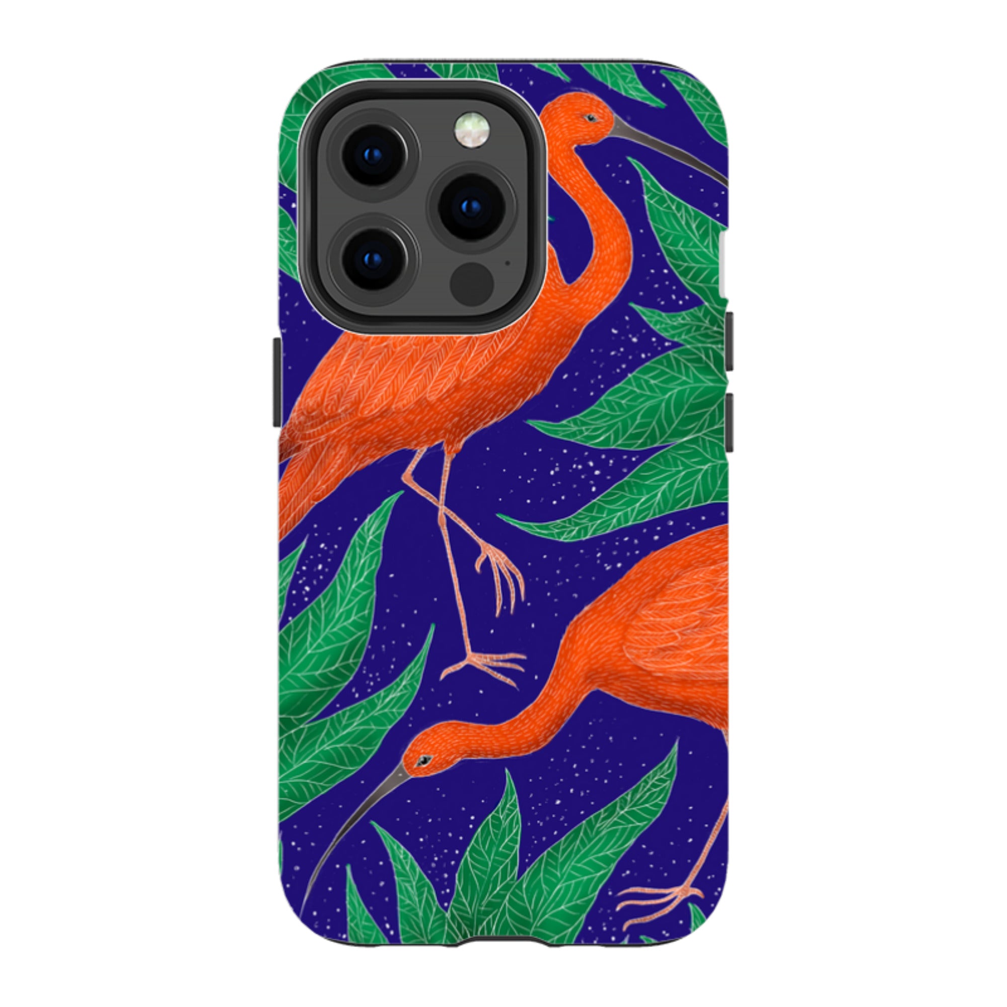 iPhone MagSafe Tough Case -  Scarlet Ibis By Catherine Rowe