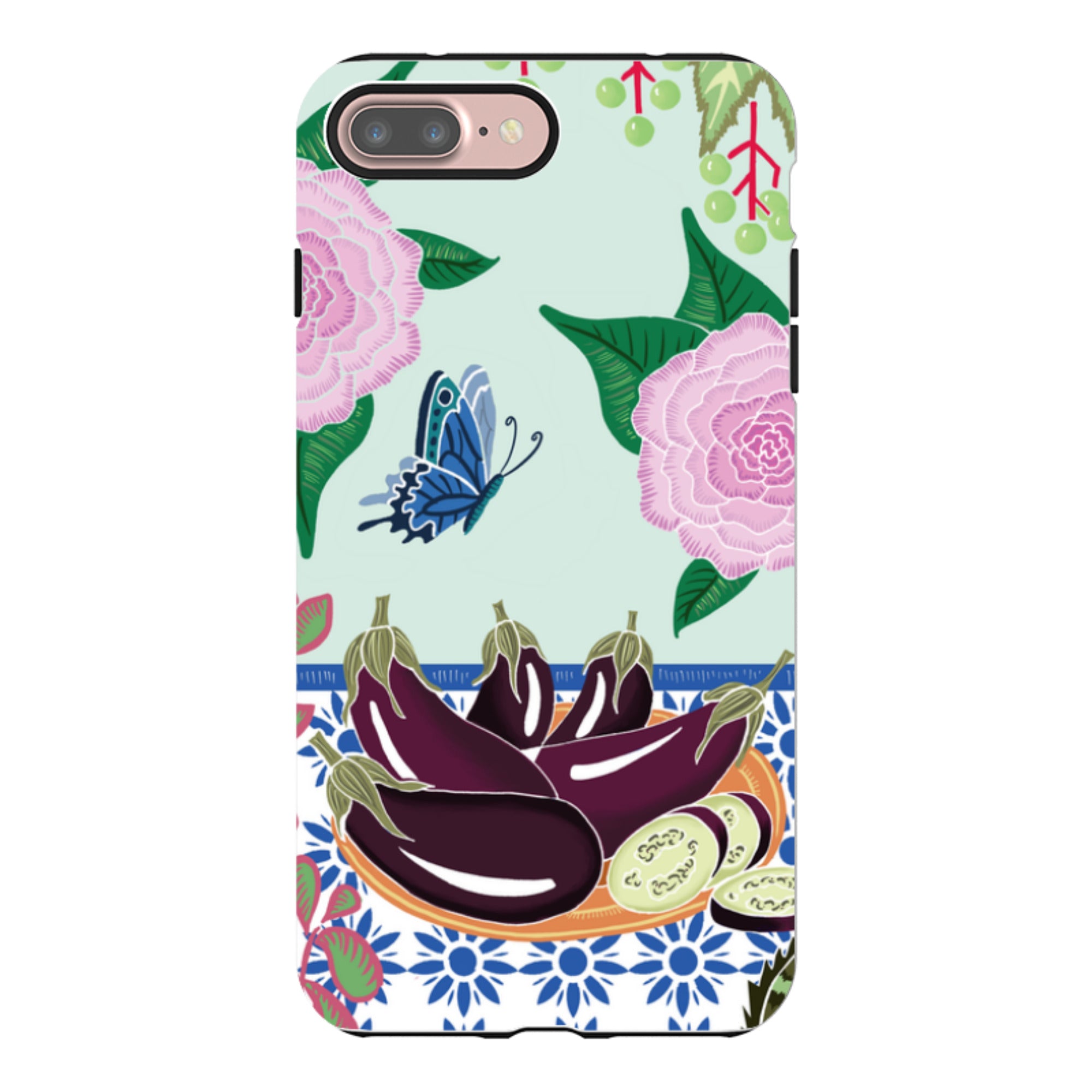 iPhone Tough Case - Aubergines By Kate Heiss