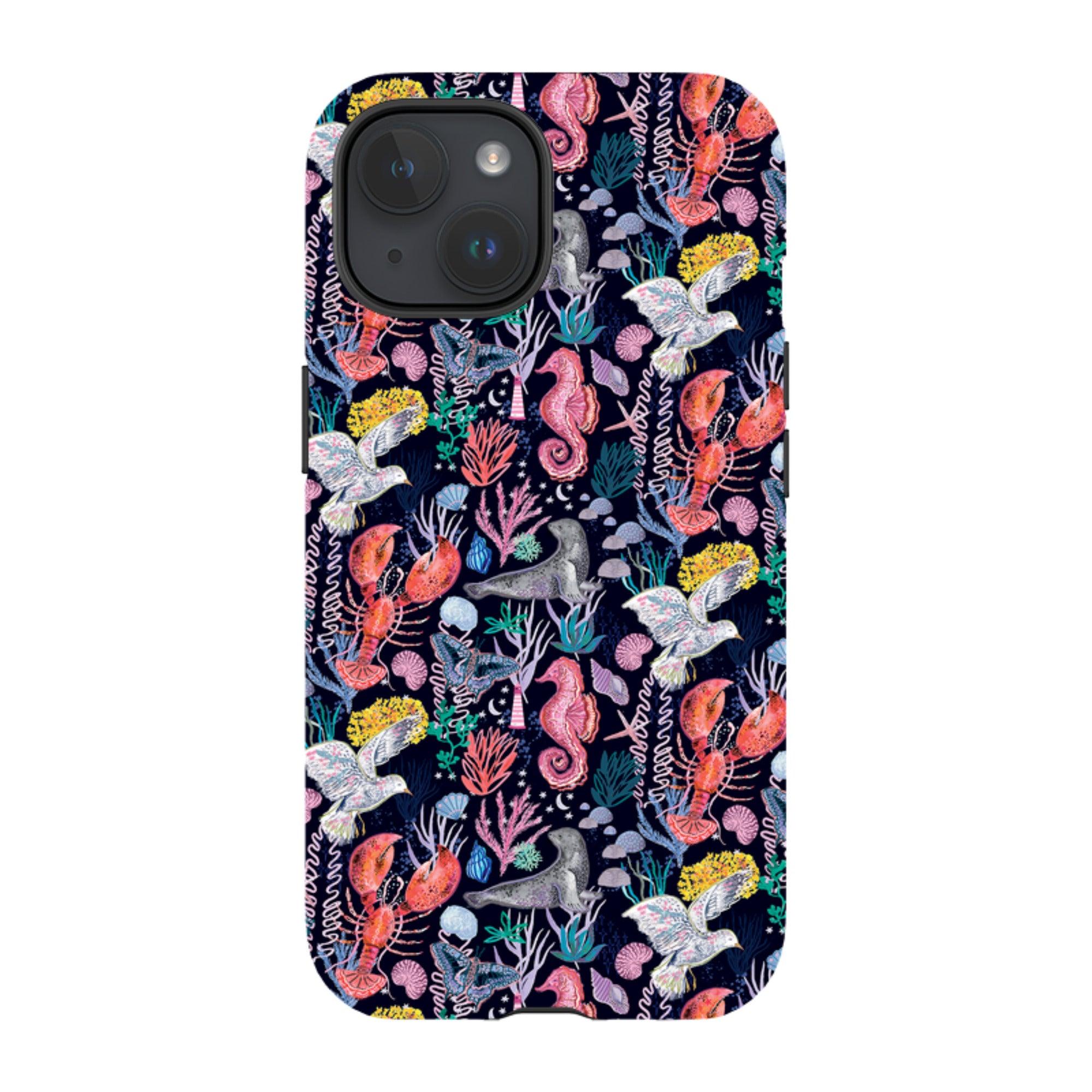 iPhone MagSafe Tough Case - Coastline Pattern A By Emma Frances Grant