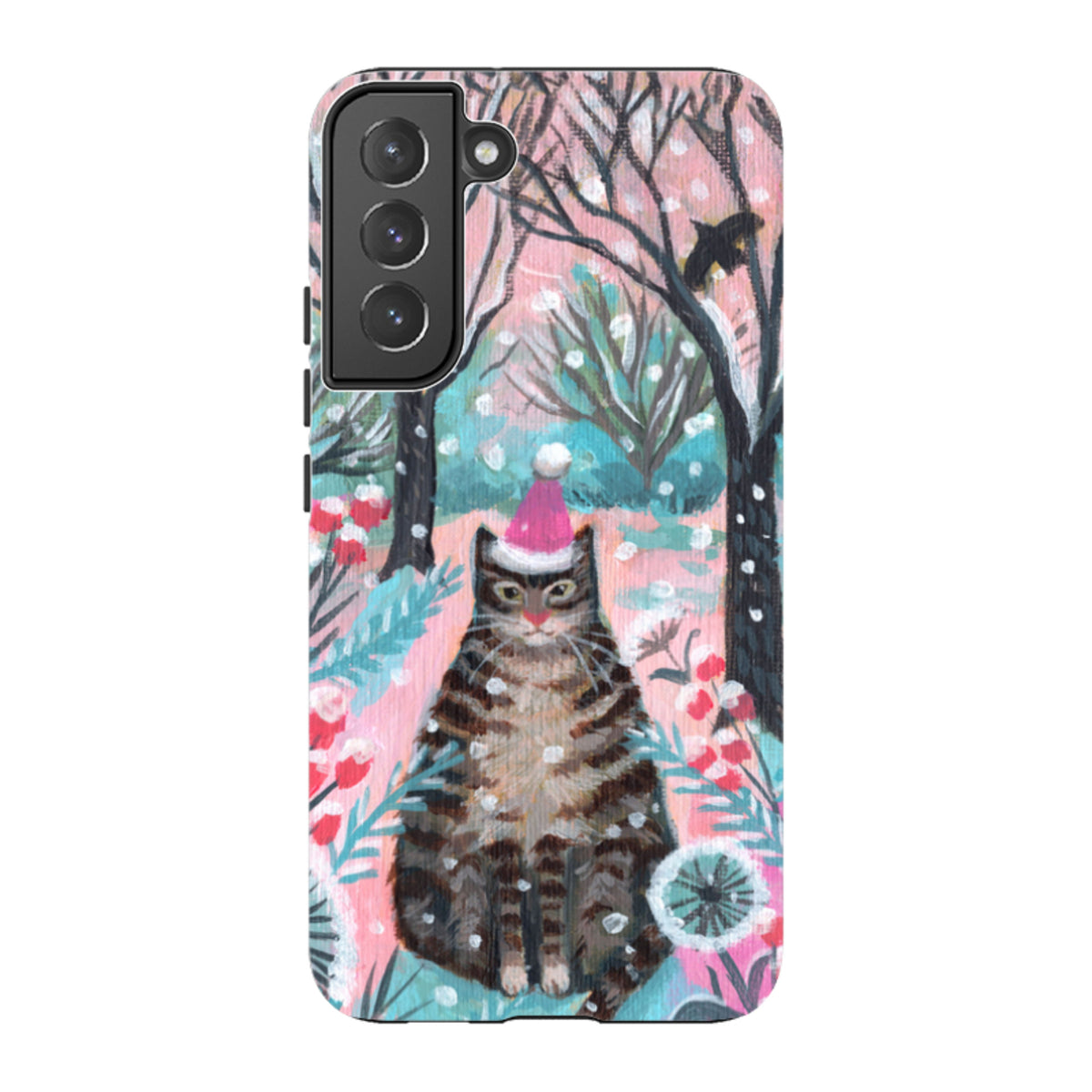 Samsung Tough Case - Snow Tabby By Mary Stubberfield