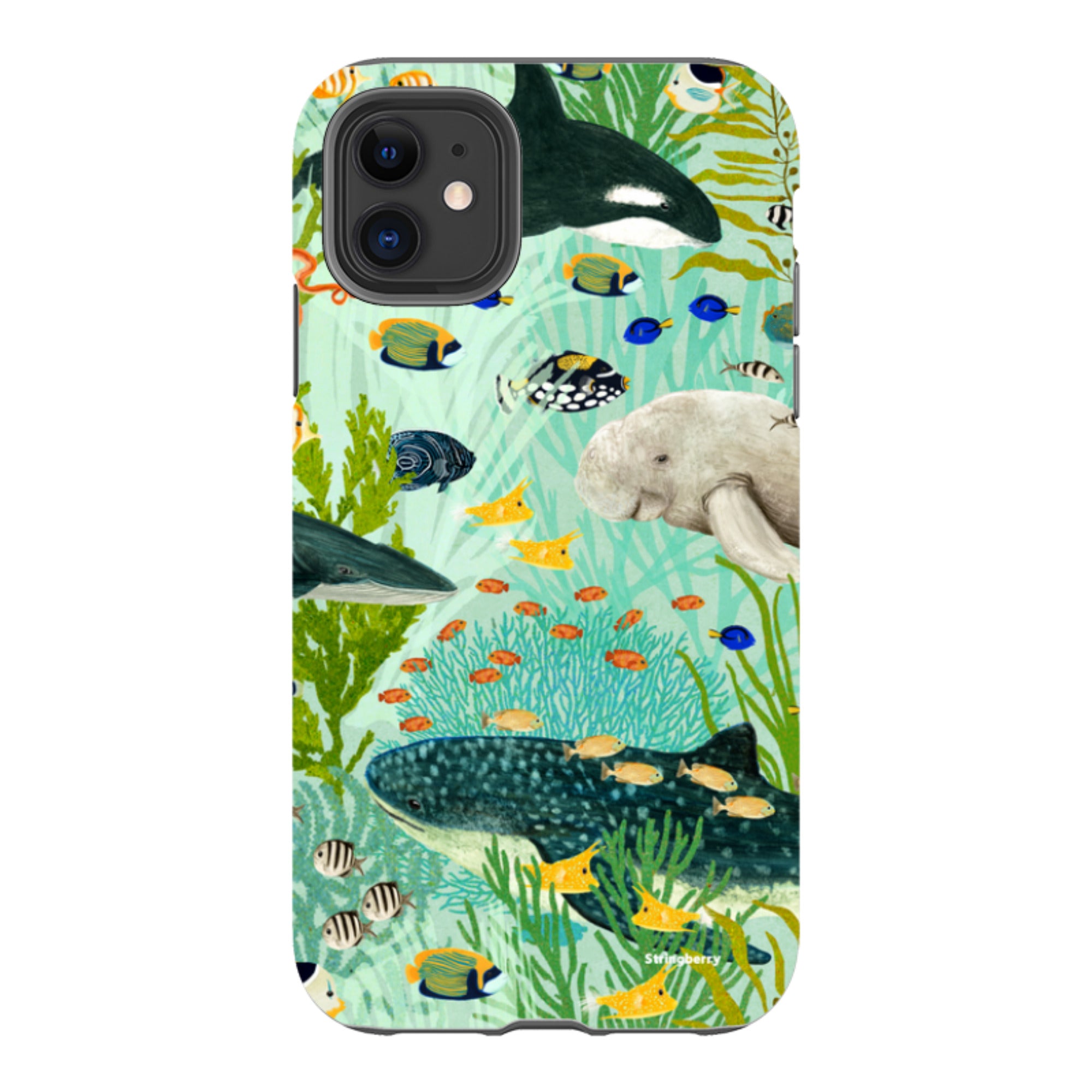 iPhone Tough Case - Sea Life By Katherine Quinn