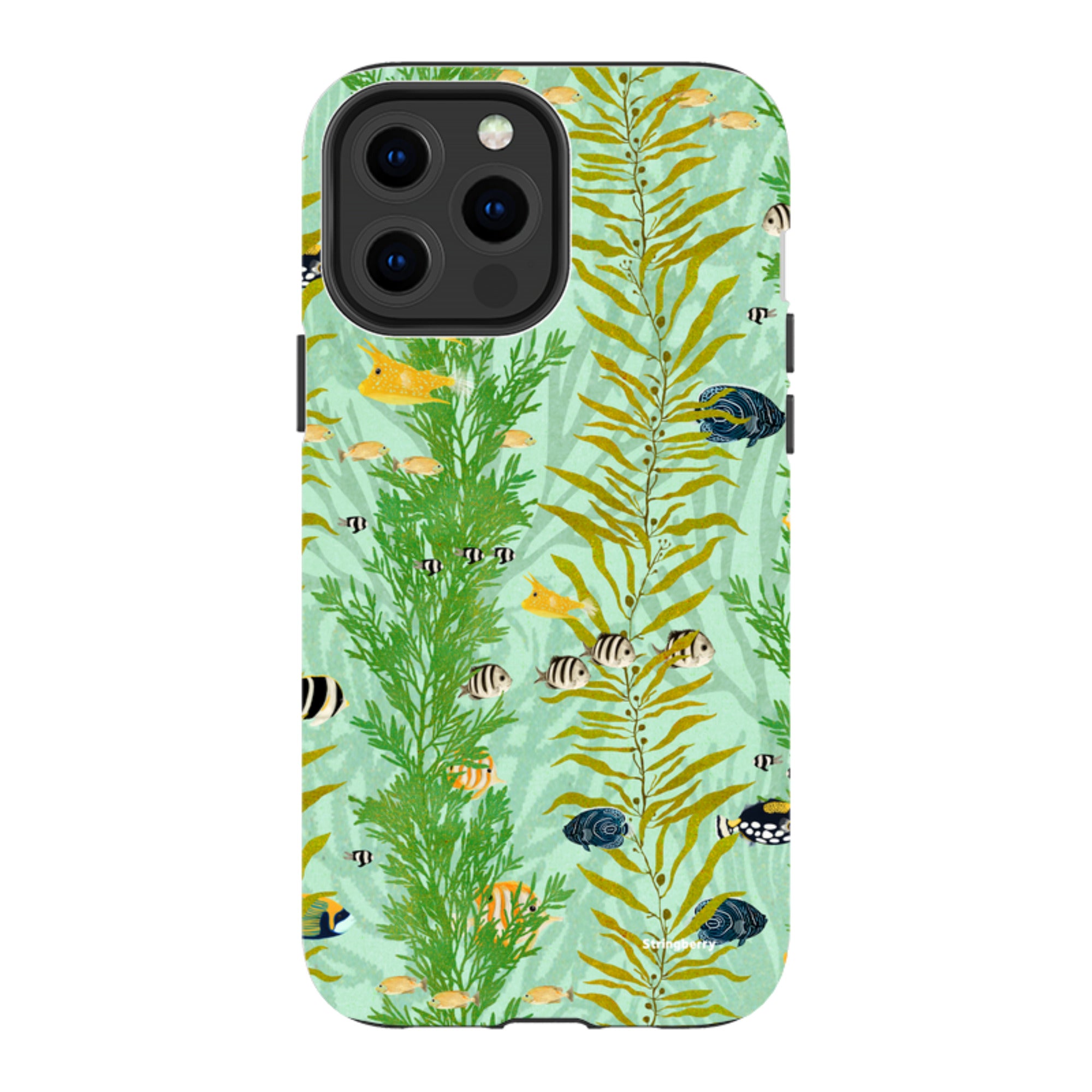 iPhone Tough Case - Reef Stripe By Katherine Quinn