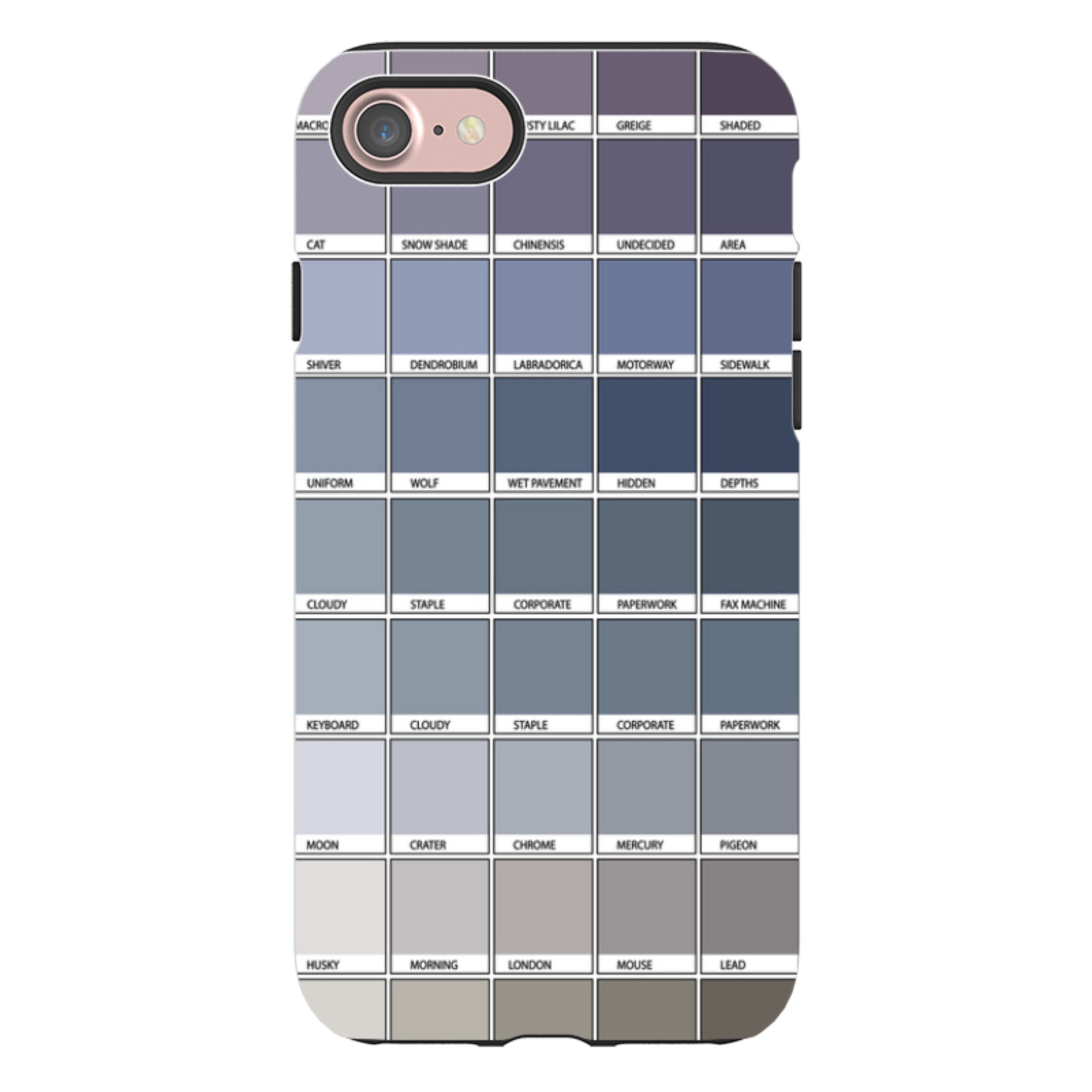 iPhone Tough Case - Grey Chromology By Kitty Joseph