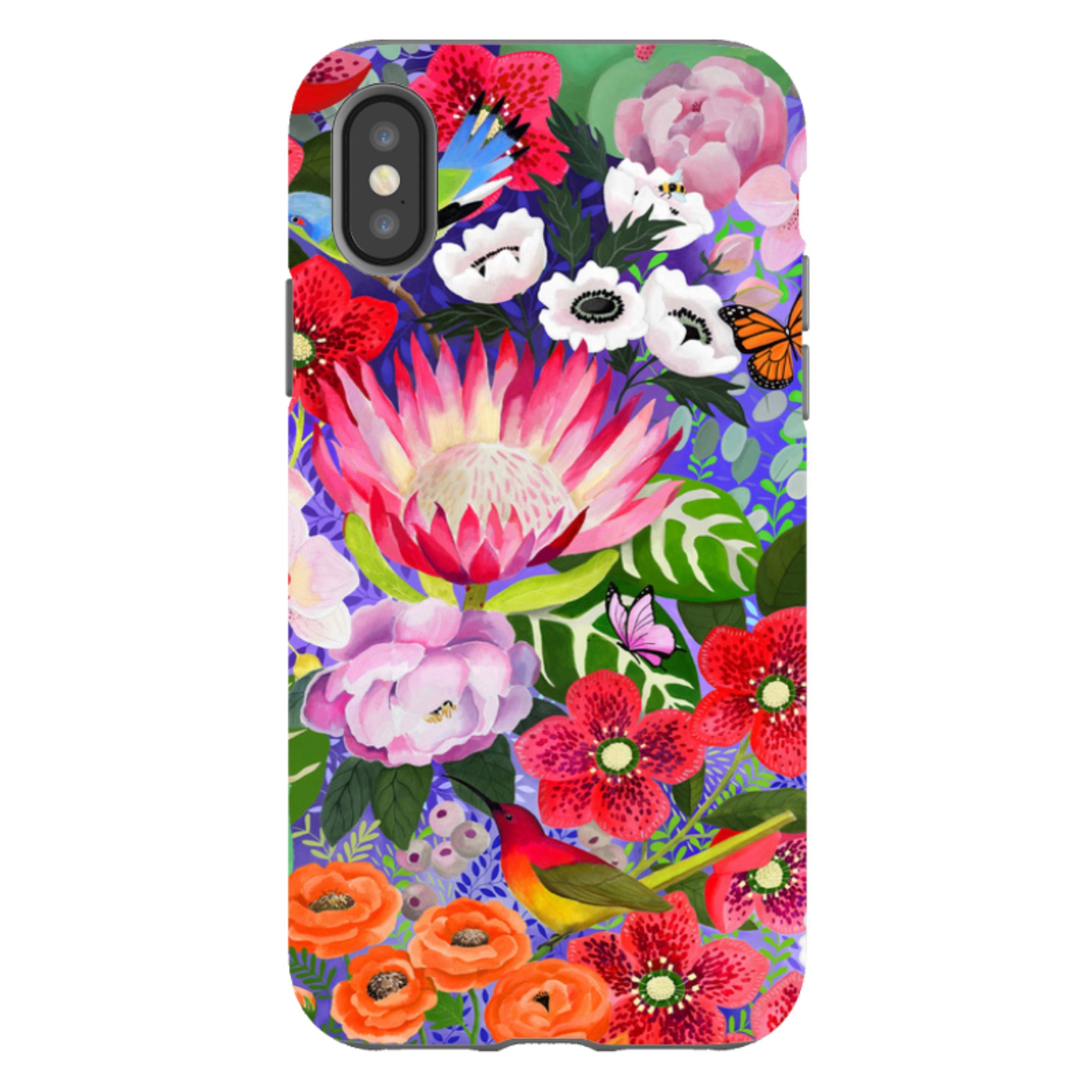 iPhone Tough Case - Exotic Birds By Bex Parkin