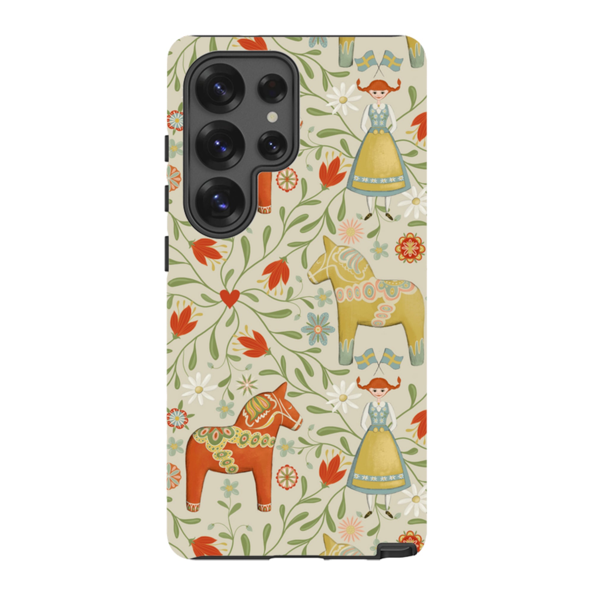 Samsung Tough  Case - Dala Horse By Maja Lindberg