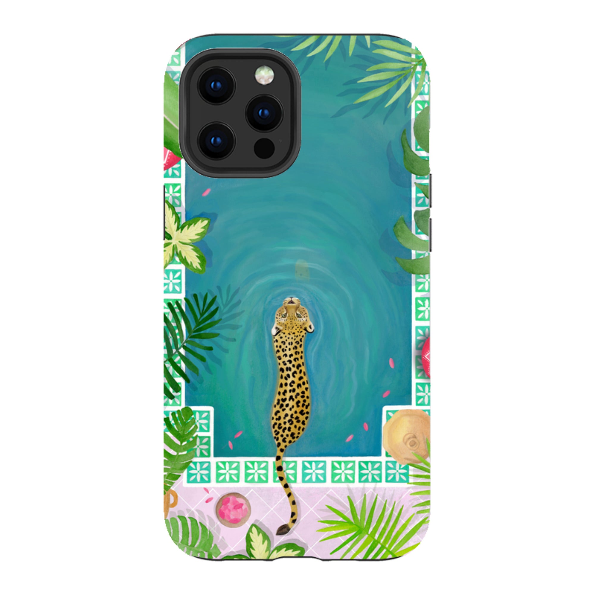 iPhone Case - Morocco Pool Leopard By Bex Parkin