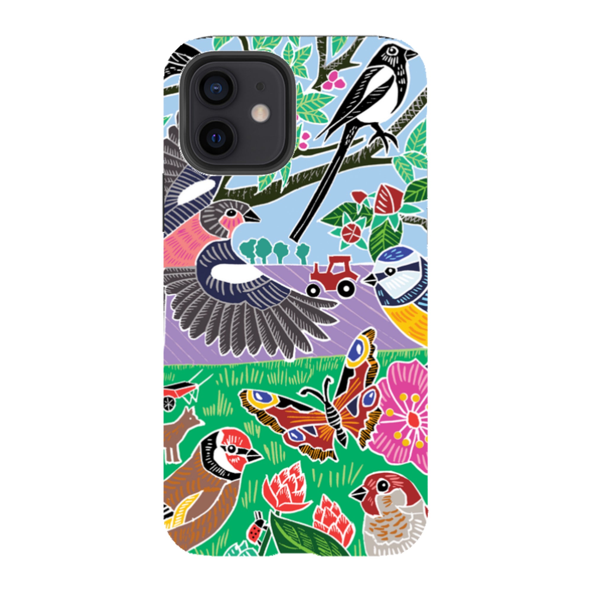 iPhone Tough Case - Garden Bird Jigsaw B By Kate Heiss