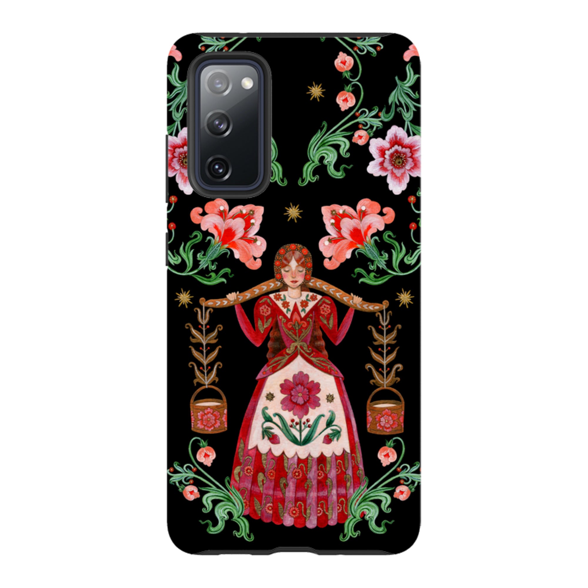 Samsung Tough  Case - Eight Maids A Milking By Maria Matos