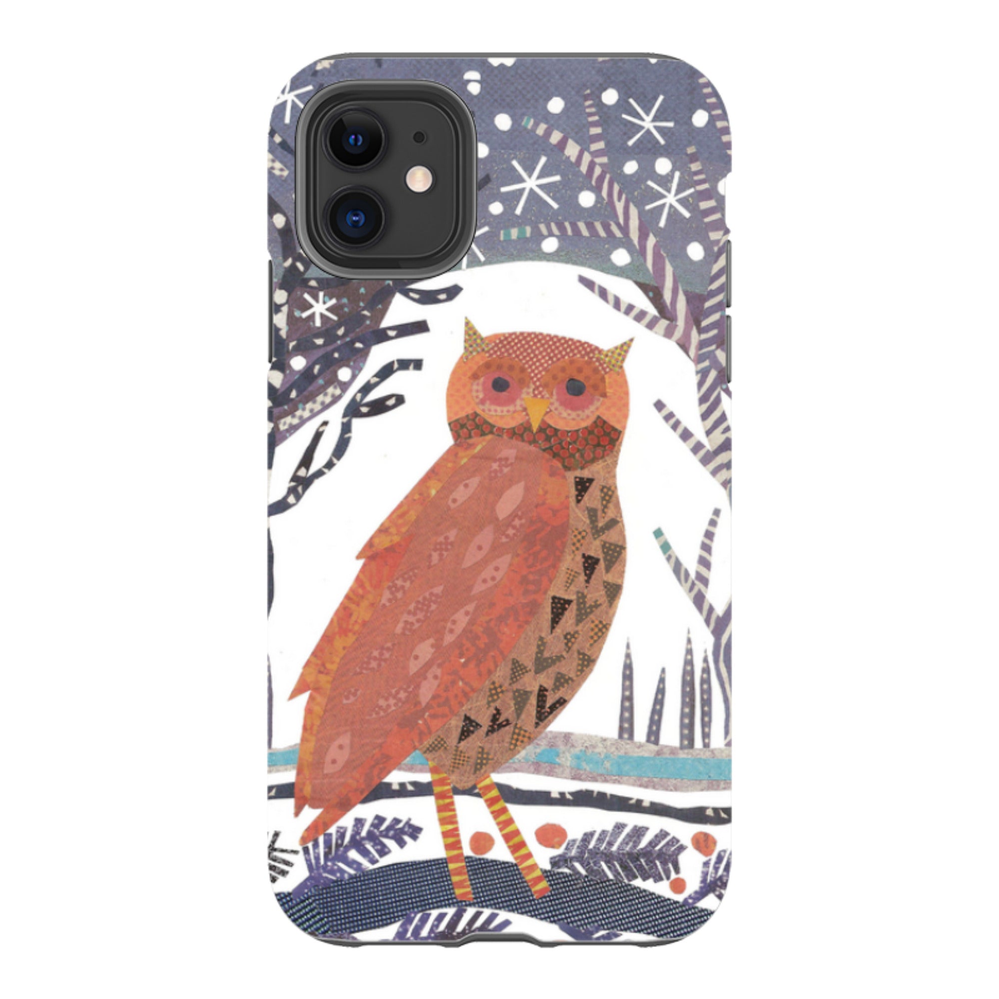 iPhone Tough Case - Winter Owl By Jane Robbins