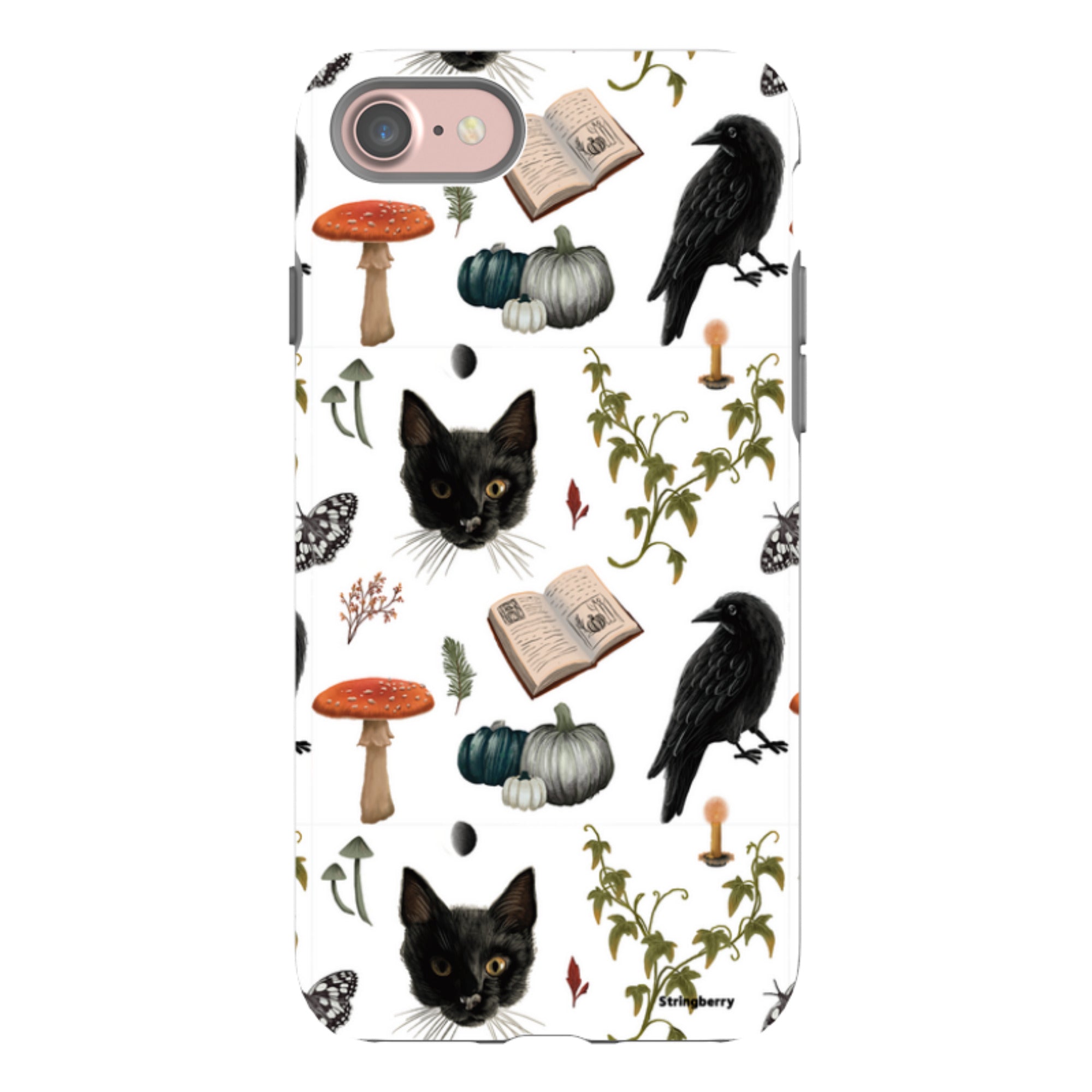 iPhone Tough Case - Halloween Pattern II By Anna Stead