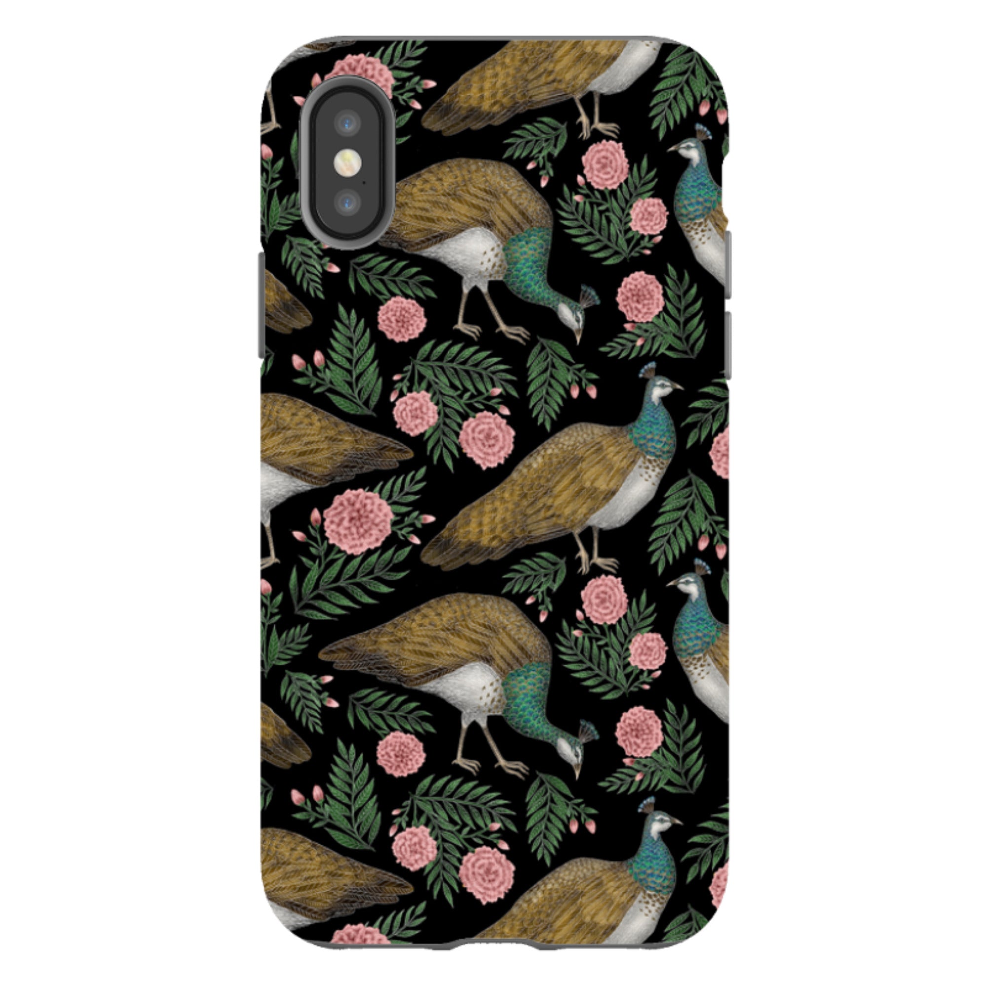 iPhone Tough Case - Peahen By Catherine Rowe