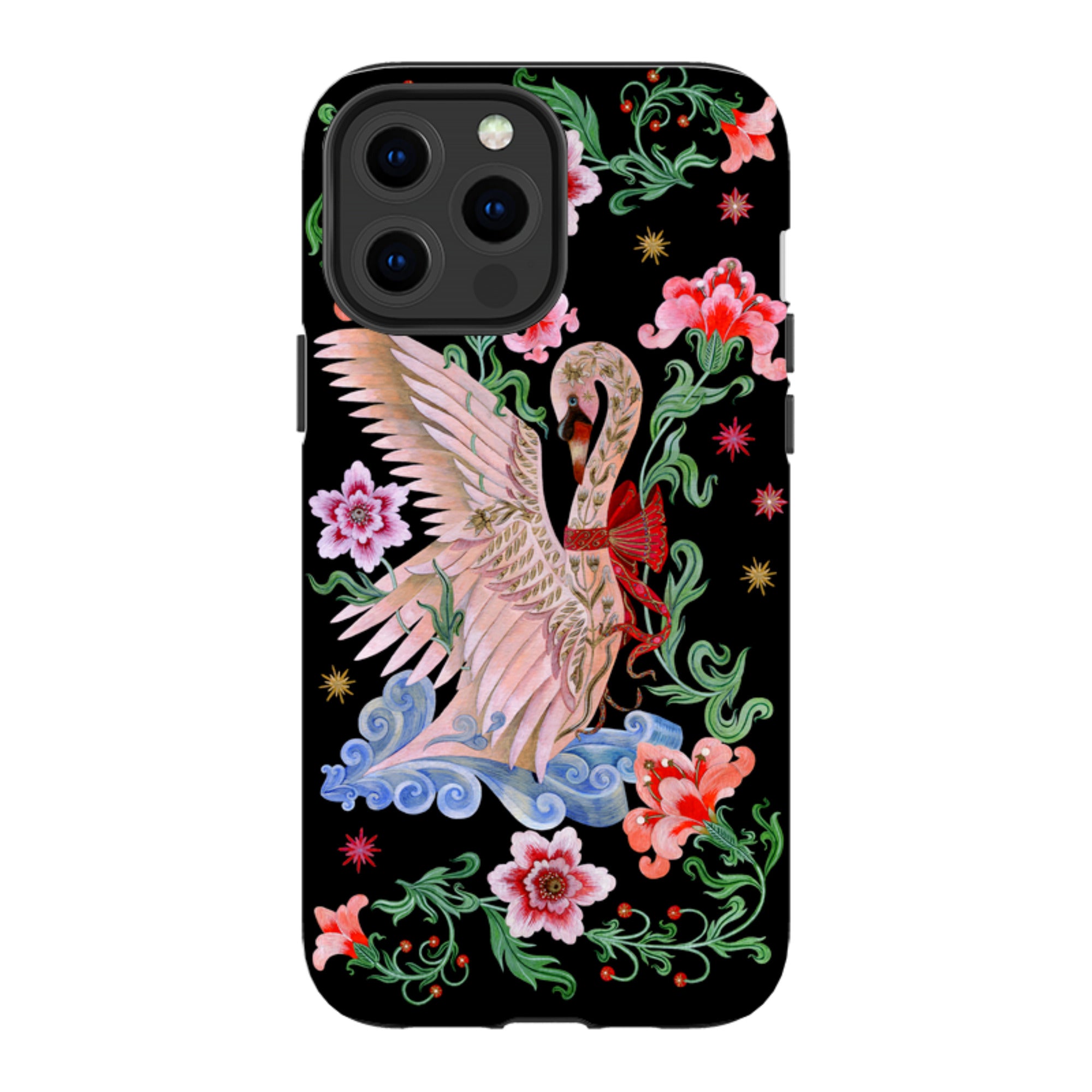 iPhone Tough  Case - Seven Swans A Swimming By Maria Matos