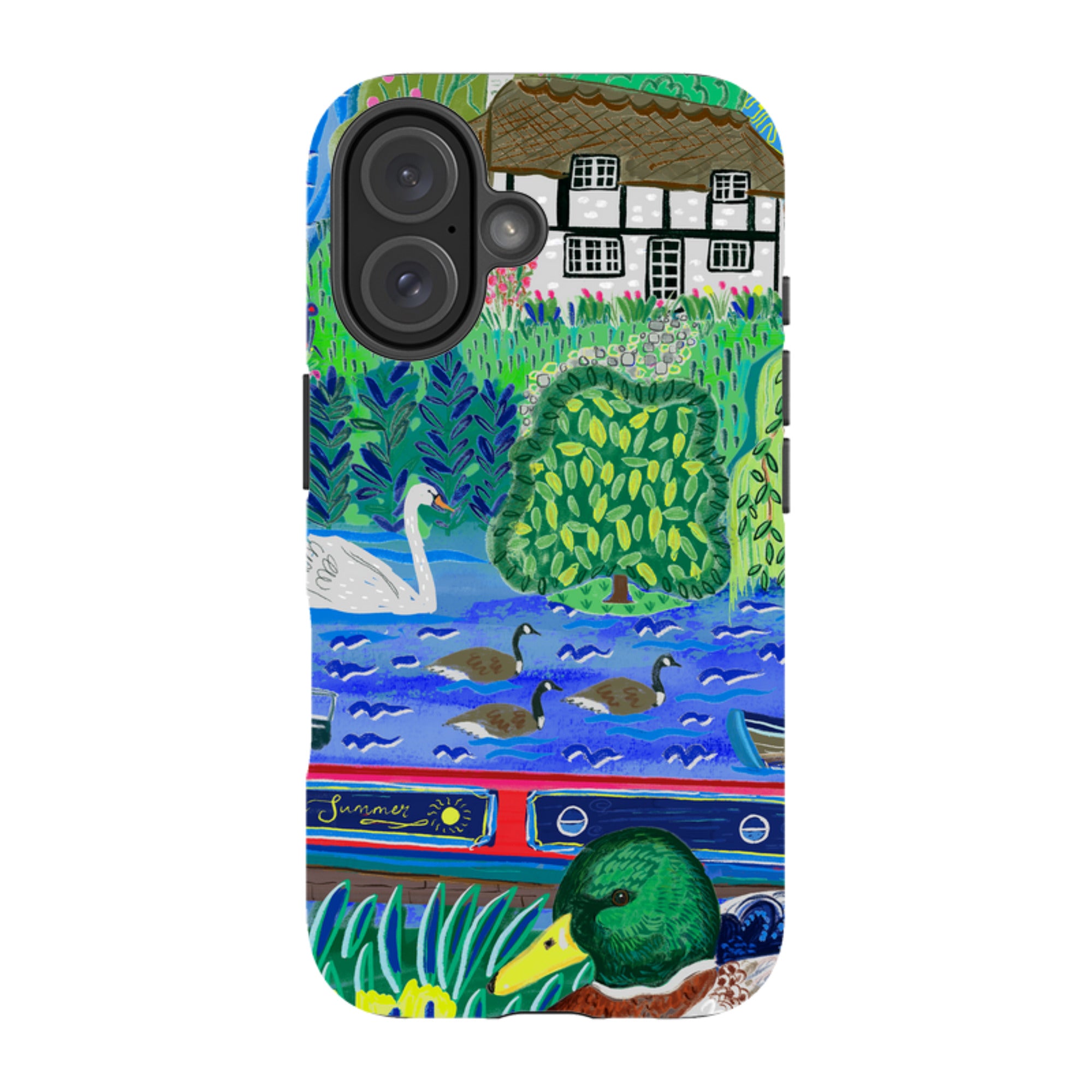 iPhone Tough Case - Canalside By Emma Frances Grant
