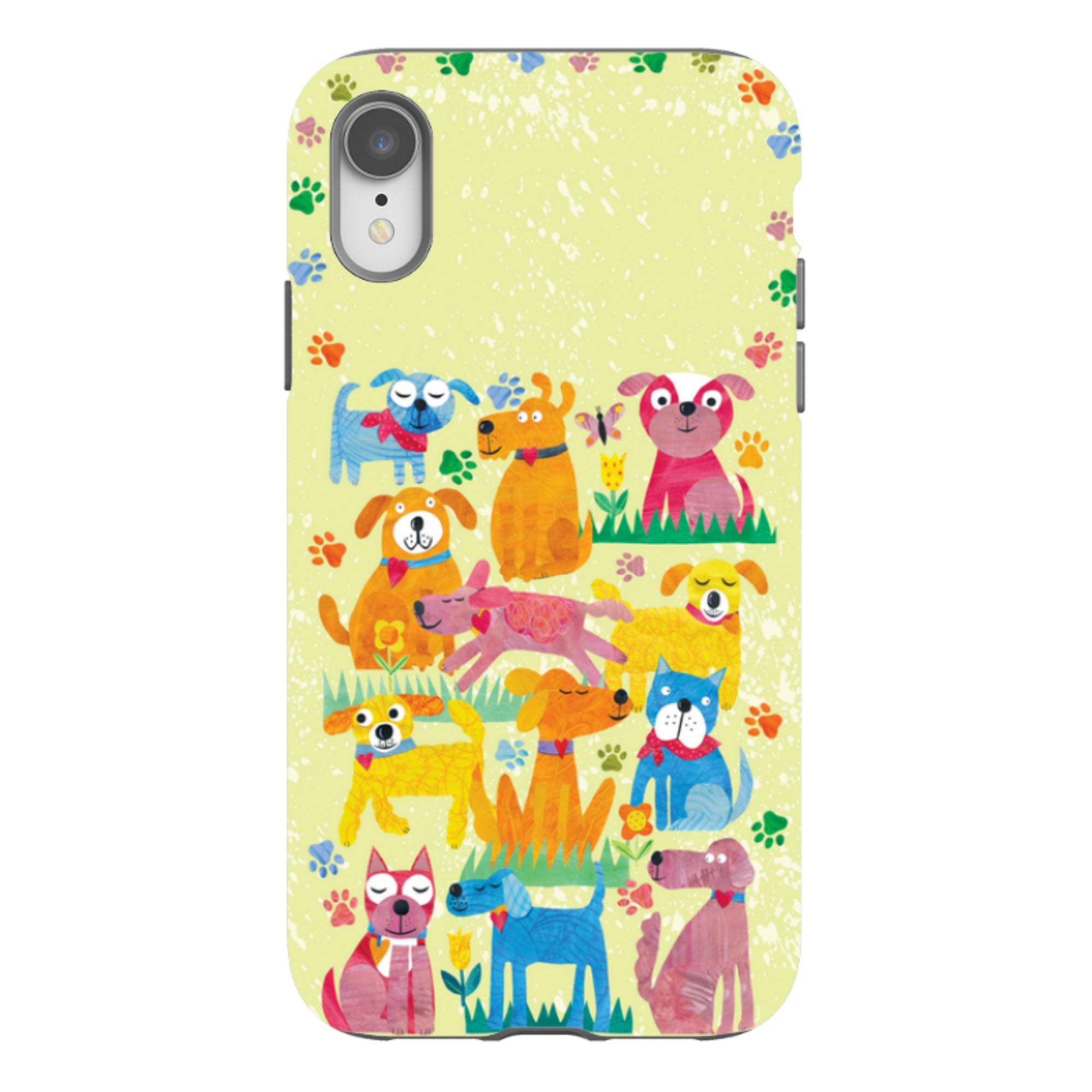 iPhone Tough Case - Dogs in the park By Tracey English