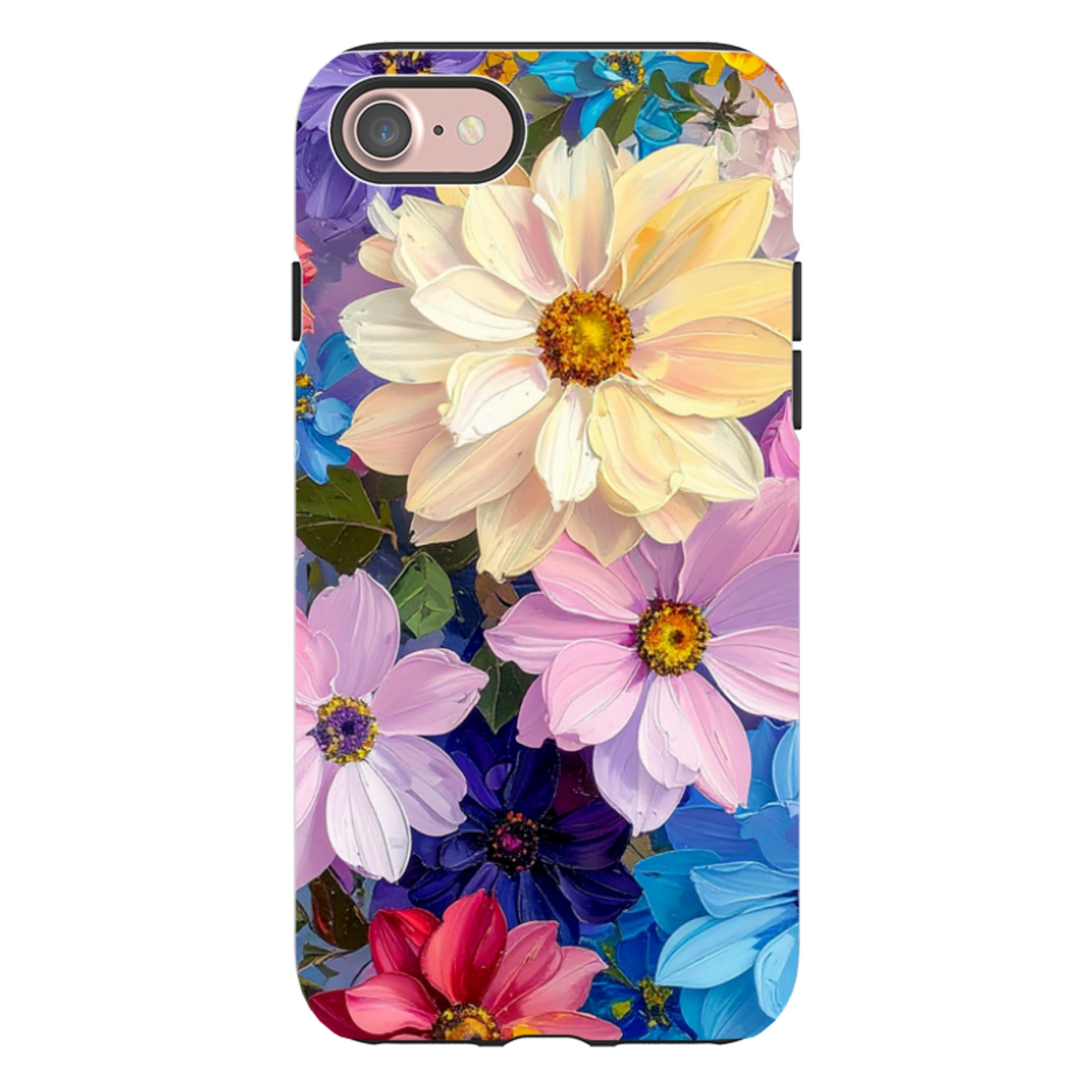 iPhone Tough Case - Summer Floral Blue Garden