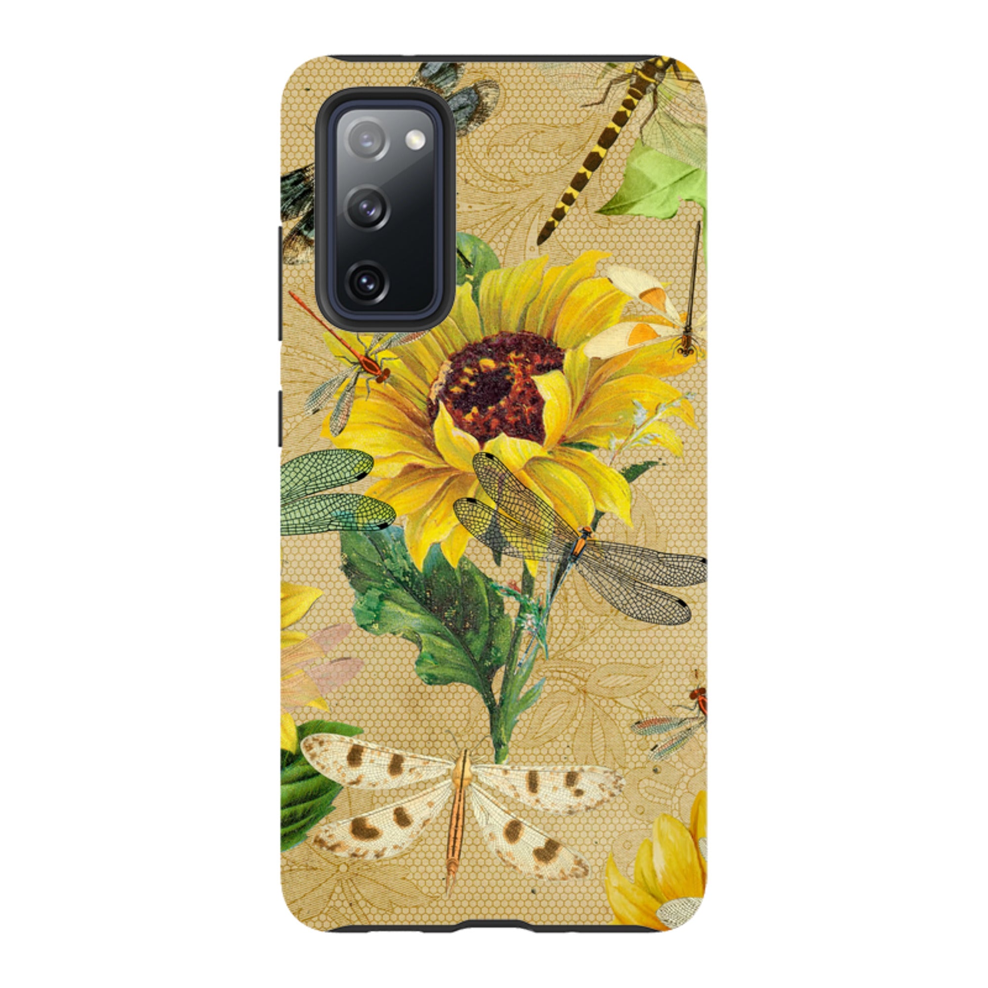 Samsung Tough Case - Dragonflies And Sunflowers