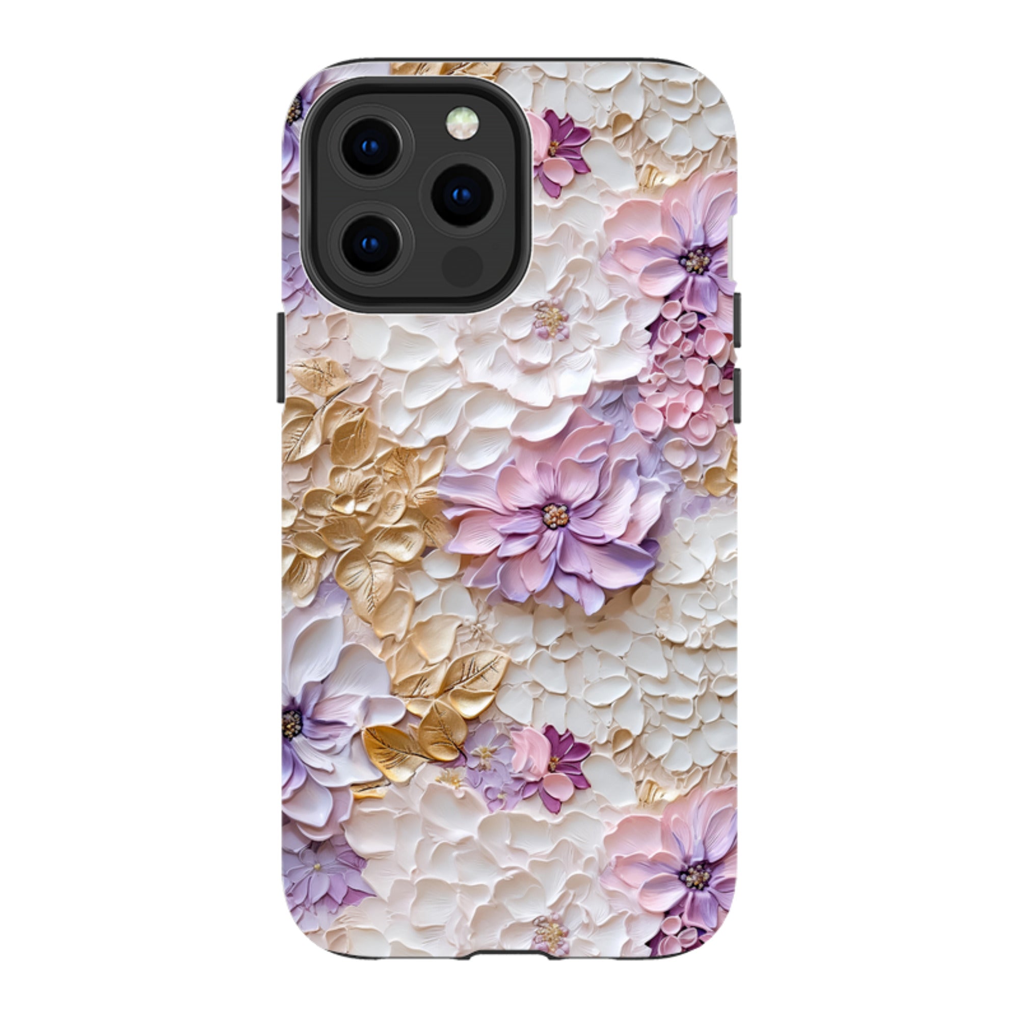 iPhone Tough Case -Gold & Mauve