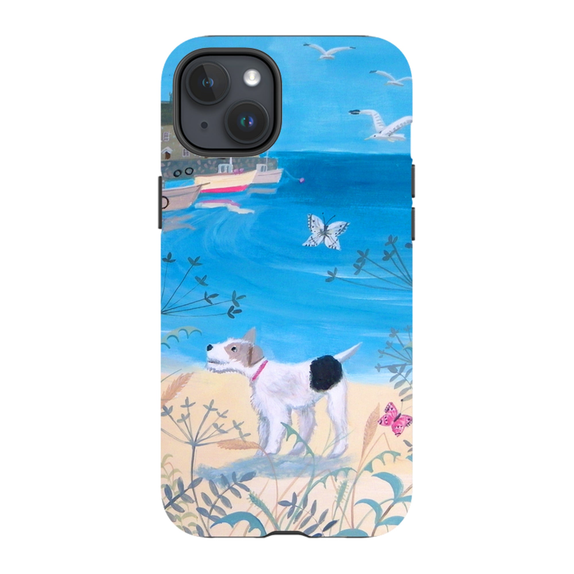 iPhone Tough Case - Seaside Dog By Mary Stubberfield