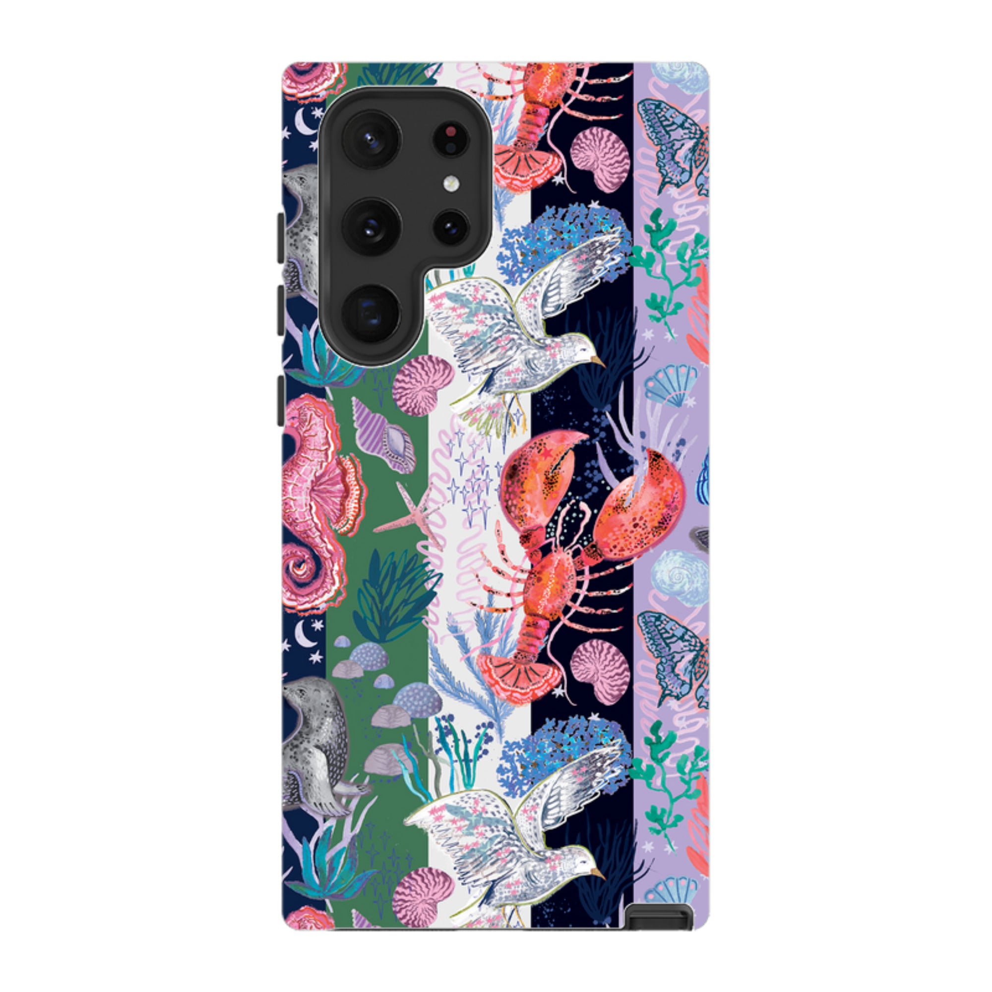Samsung Tough  Case - Coastal Calling Stripe I By Emma Frances Grant